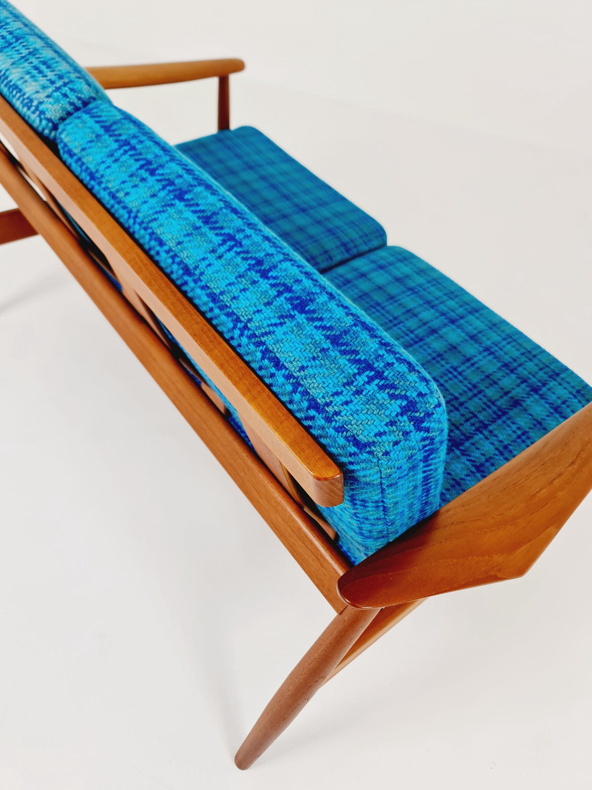 super rare Mid-century Danish teak lounge chair/ Sofa 2 seater by Arne Vodder For Cado ,1960s