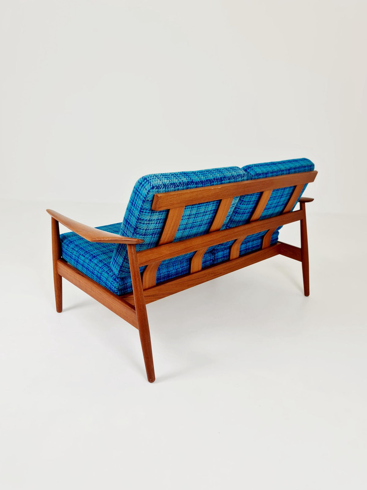 super rare Mid-century Danish teak lounge chair/ Sofa 2 seater by Arne Vodder For Cado ,1960s