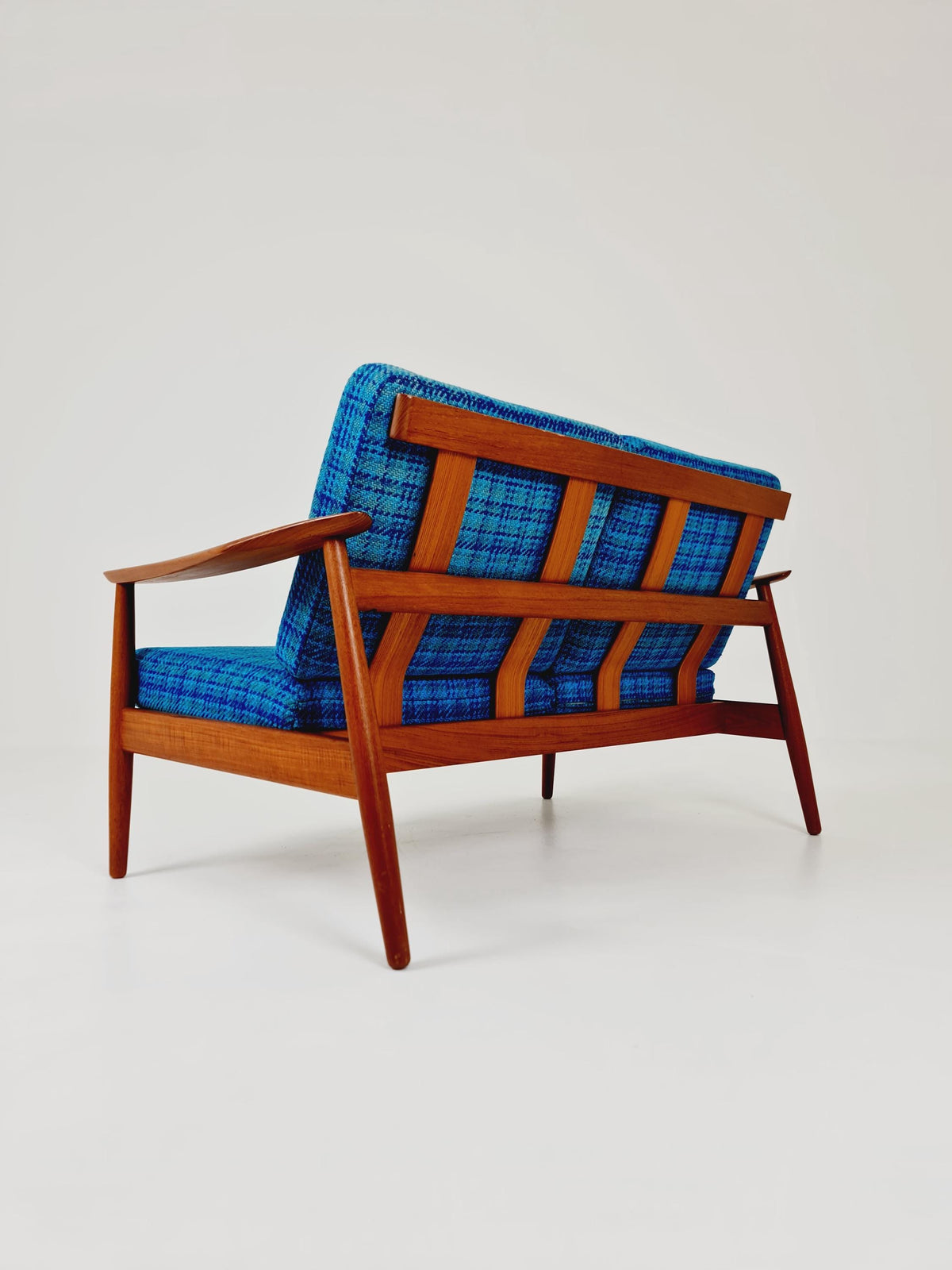 super rare Mid-century Danish teak lounge chair/ Sofa 2 seater by Arne Vodder For Cado ,1960s