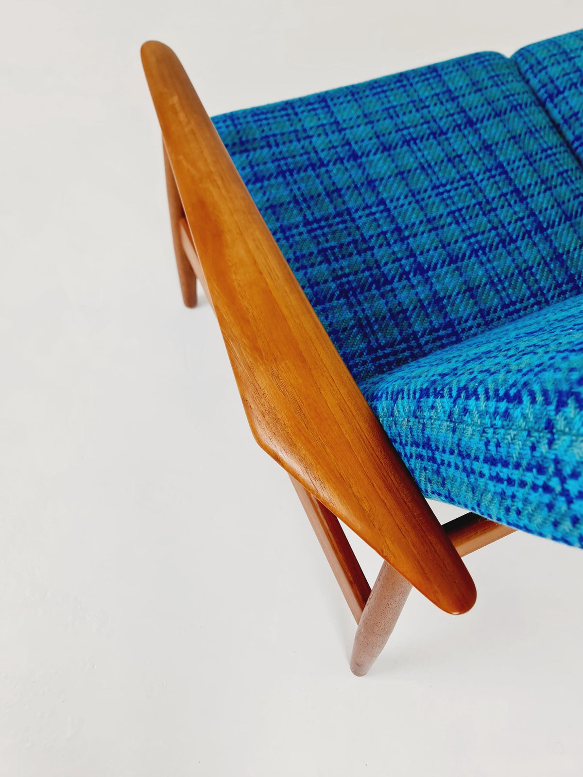 super rare Mid-century Danish teak lounge chair/ Sofa 2 seater by Arne Vodder For Cado ,1960s