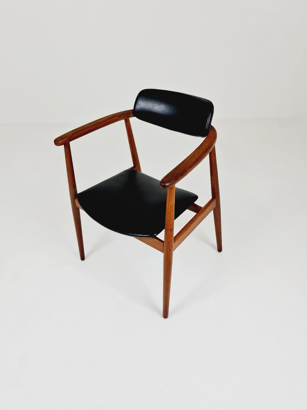 Mid Century German leather chair by Casala , 1960s