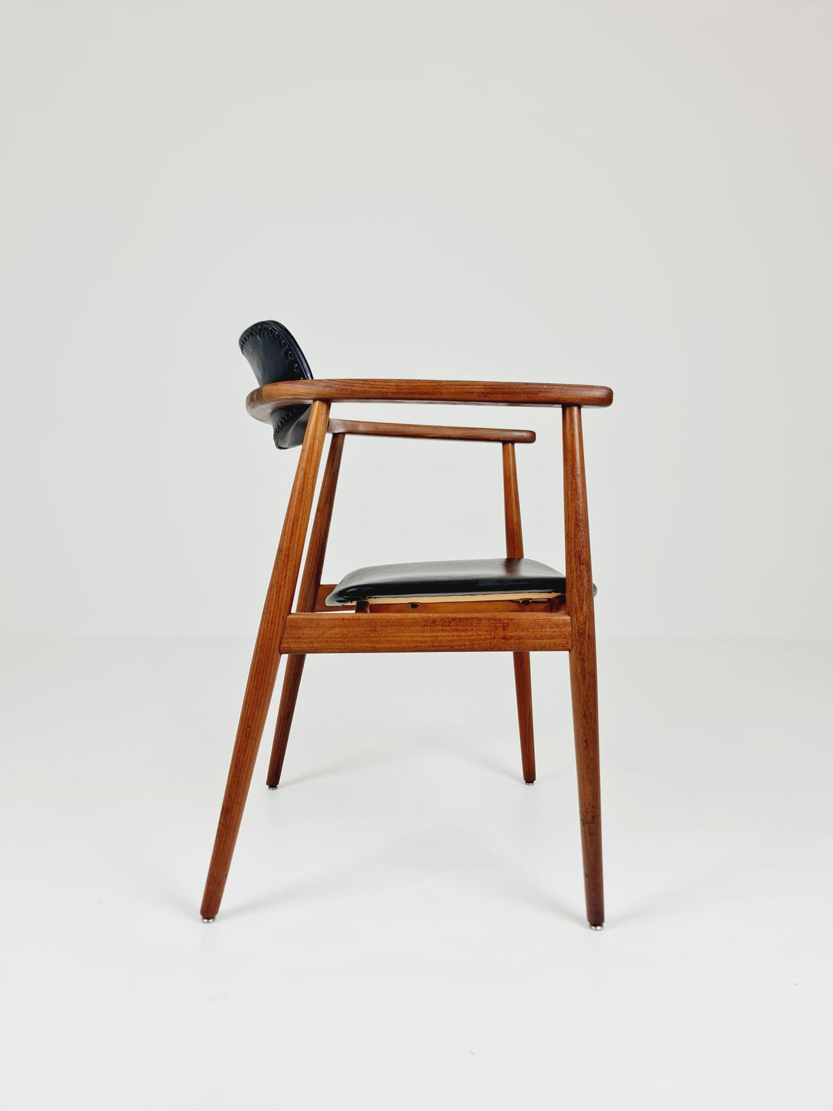 Mid Century German leather chair by Casala , 1960s