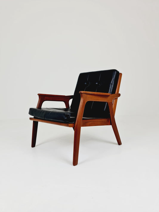 Midcentury Danish Teak Lounge chair , 1960s,