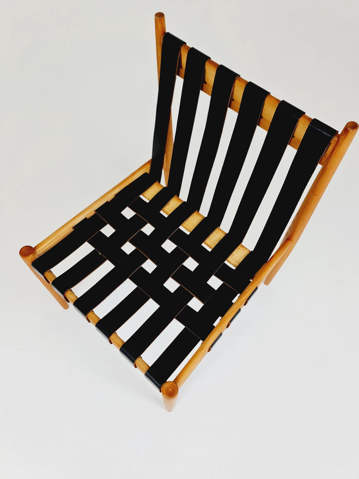 Rare Vintage Danish Ash Wood dining chair by Egon Eiermann SE 21 , 1960s,