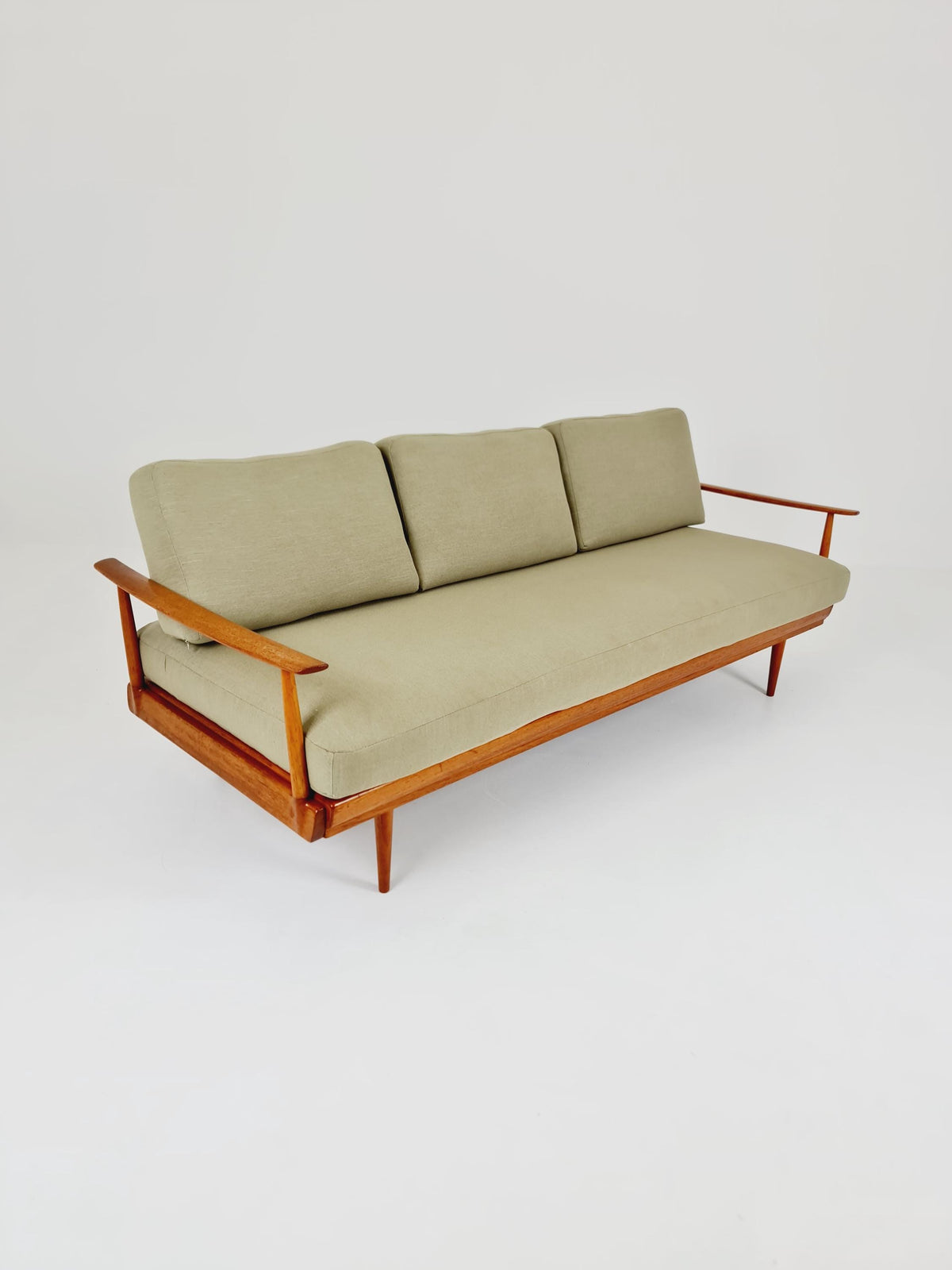 Midcentury Stella Sofa Teak Daybed by Walter Knoll & Wilhelm Knoll, Germany, 1950s
