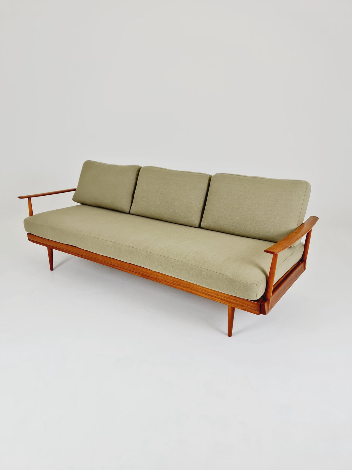 Midcentury Stella Sofa Teak Daybed by Walter Knoll & Wilhelm Knoll, Germany, 1950s