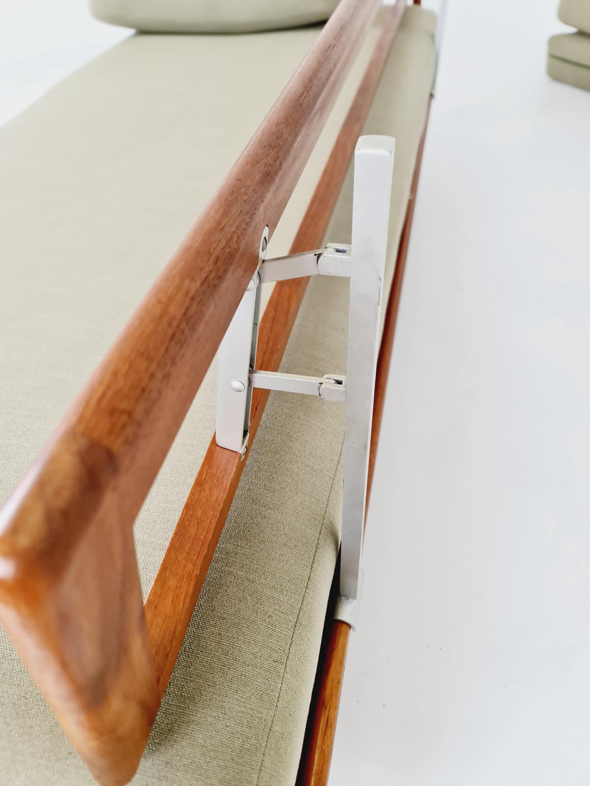 Midcentury Stella Sofa Teak Daybed by Walter Knoll & Wilhelm Knoll, Germany, 1950s
