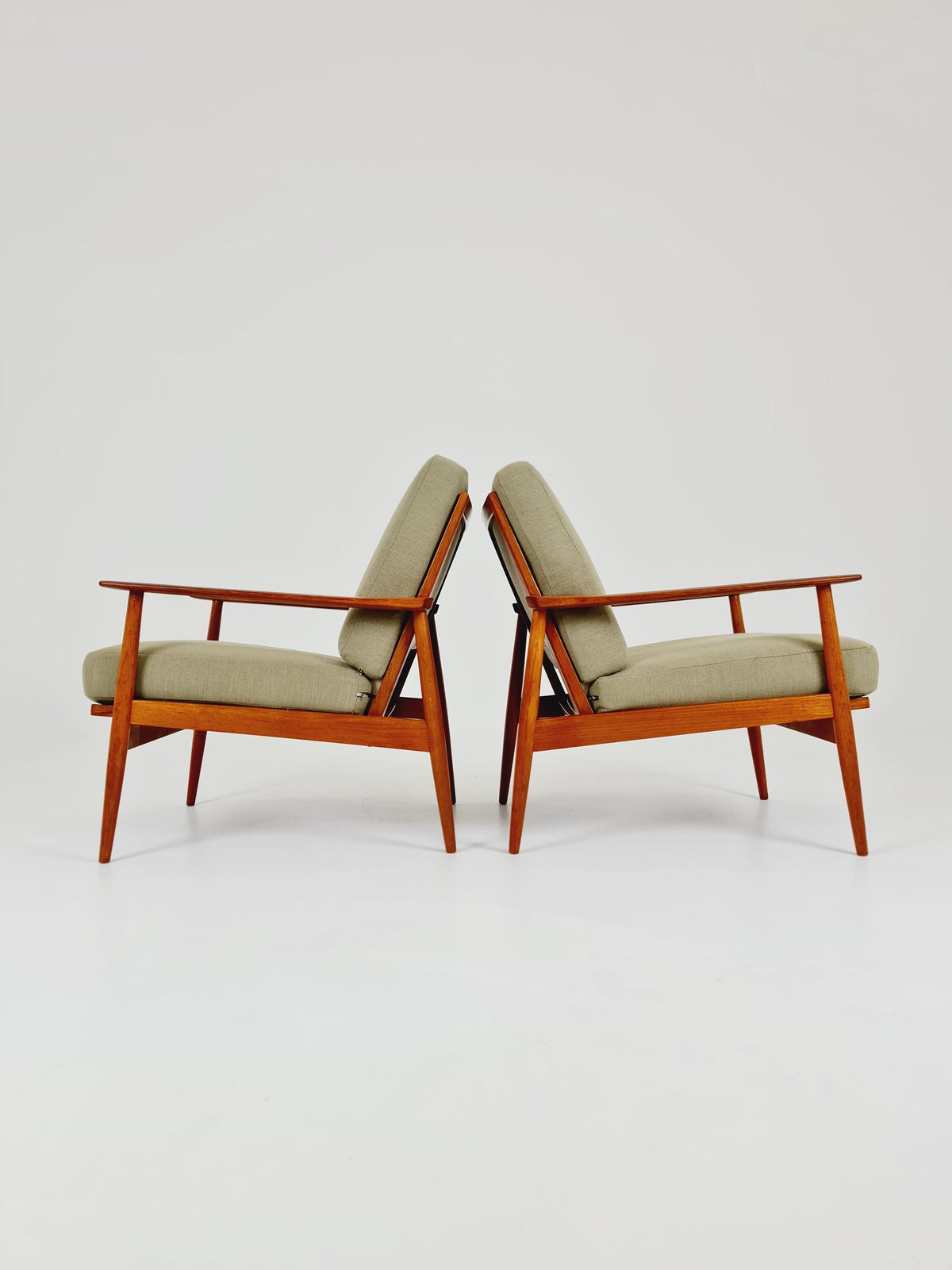 Midcentury easy chairs by Walter Knoll for Knoll Antimott , Germany, 1960s, Set of 2