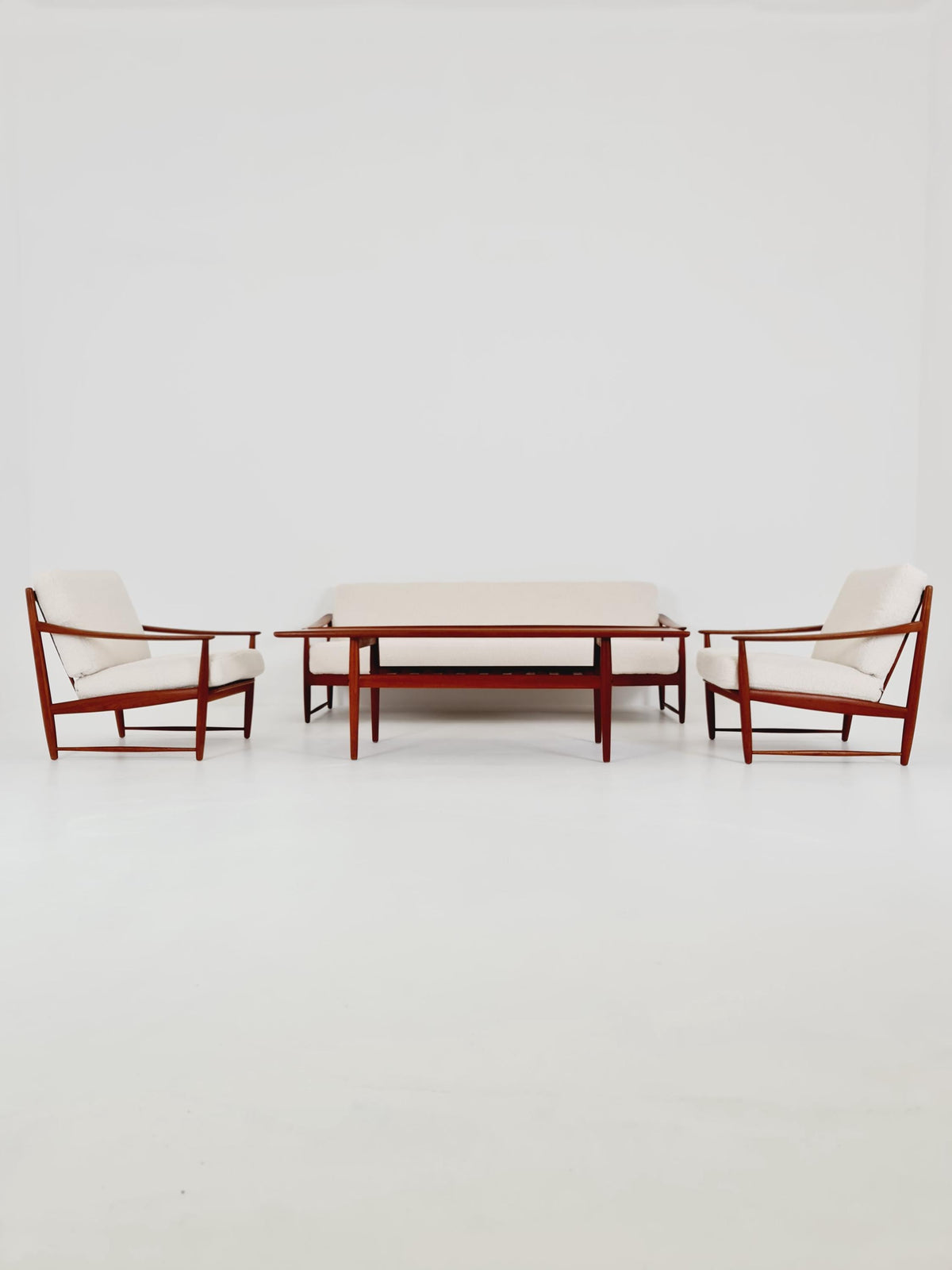 Mid-century Rare Danish teak lounge sofa/ Easy sofa /daybed, 1960s