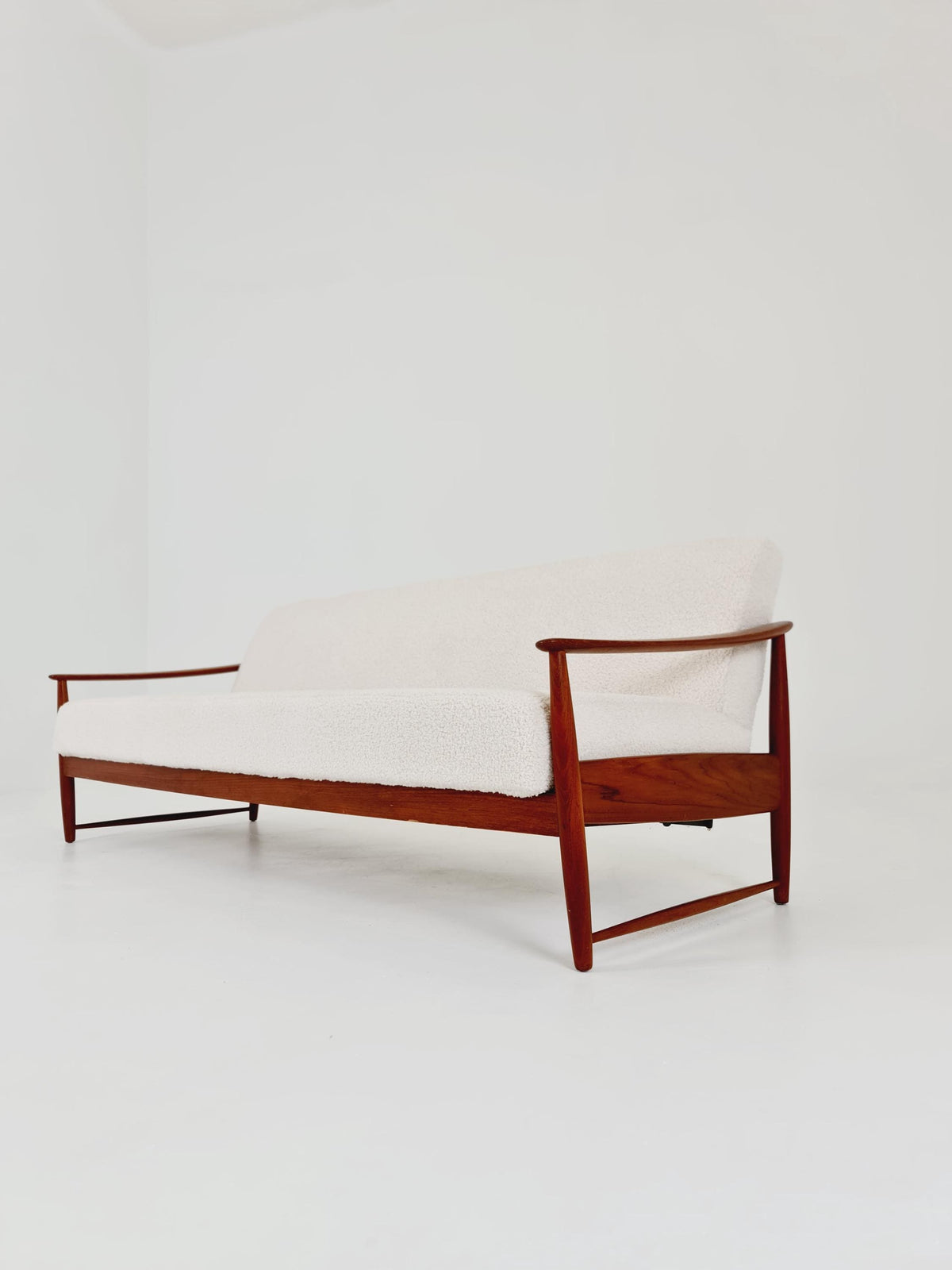 Mid-century Rare Danish teak lounge sofa/ Easy sofa /daybed, 1960s