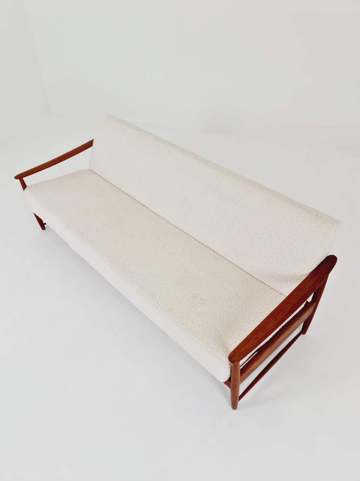 Mid-century Rare Danish teak lounge sofa/ Easy sofa /daybed, 1960s