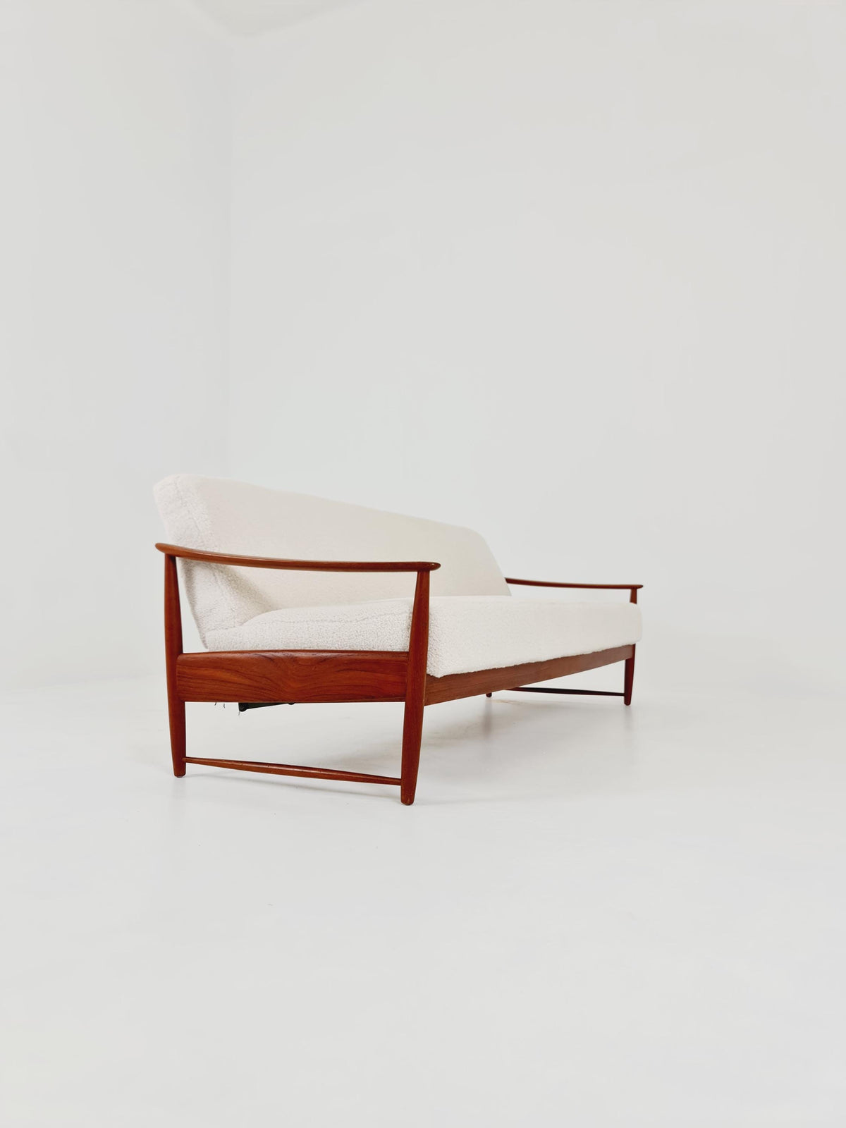 Mid-century Rare Danish teak lounge sofa/ Easy sofa /daybed, 1960s