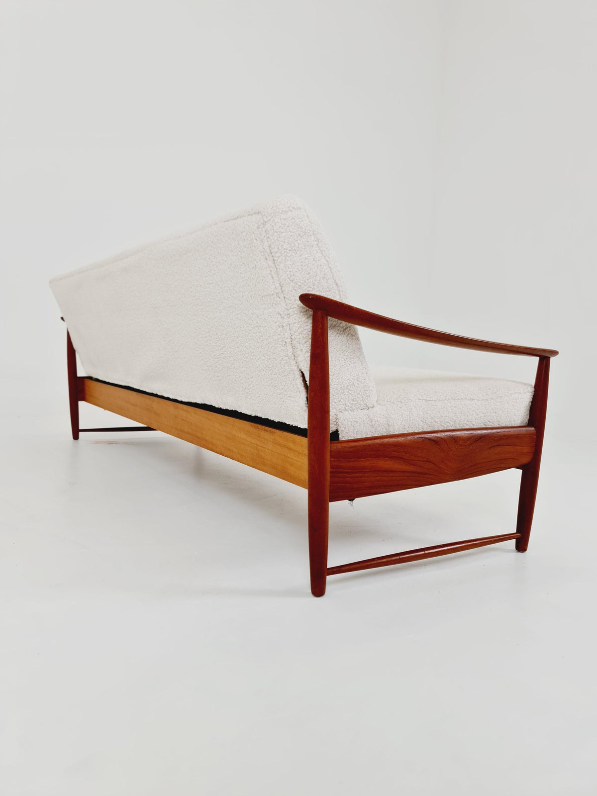 Mid-century Rare Danish teak lounge sofa/ Easy sofa /daybed, 1960s