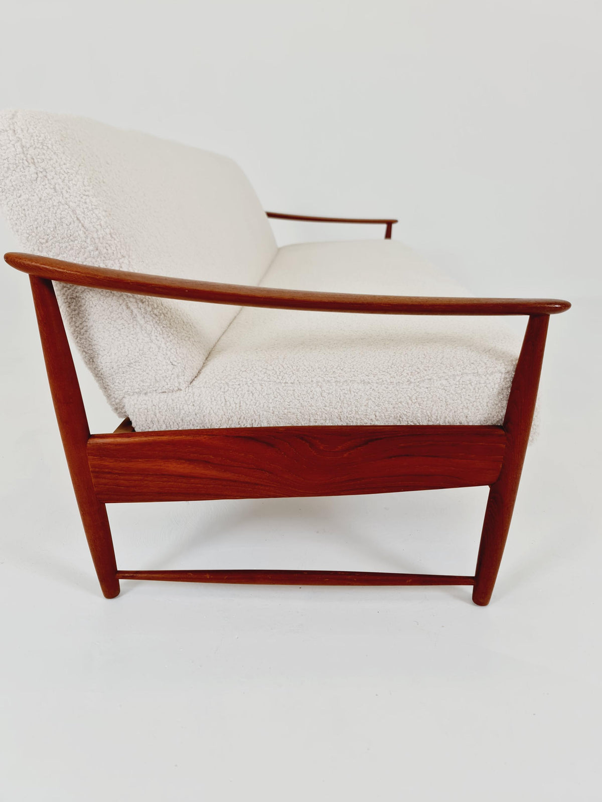 Mid-century Rare Danish teak lounge sofa/ Easy sofa /daybed, 1960s