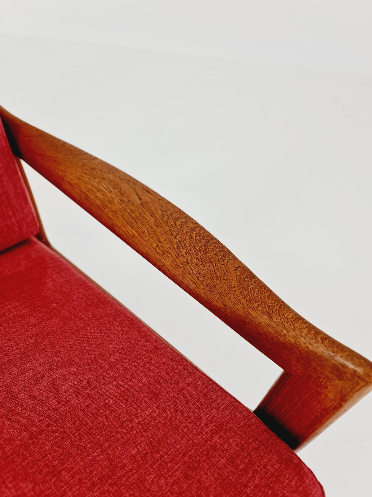 Mid century easy lounge chairs by Illum Wikkeslo Eilersen in solid teak, 1960s,