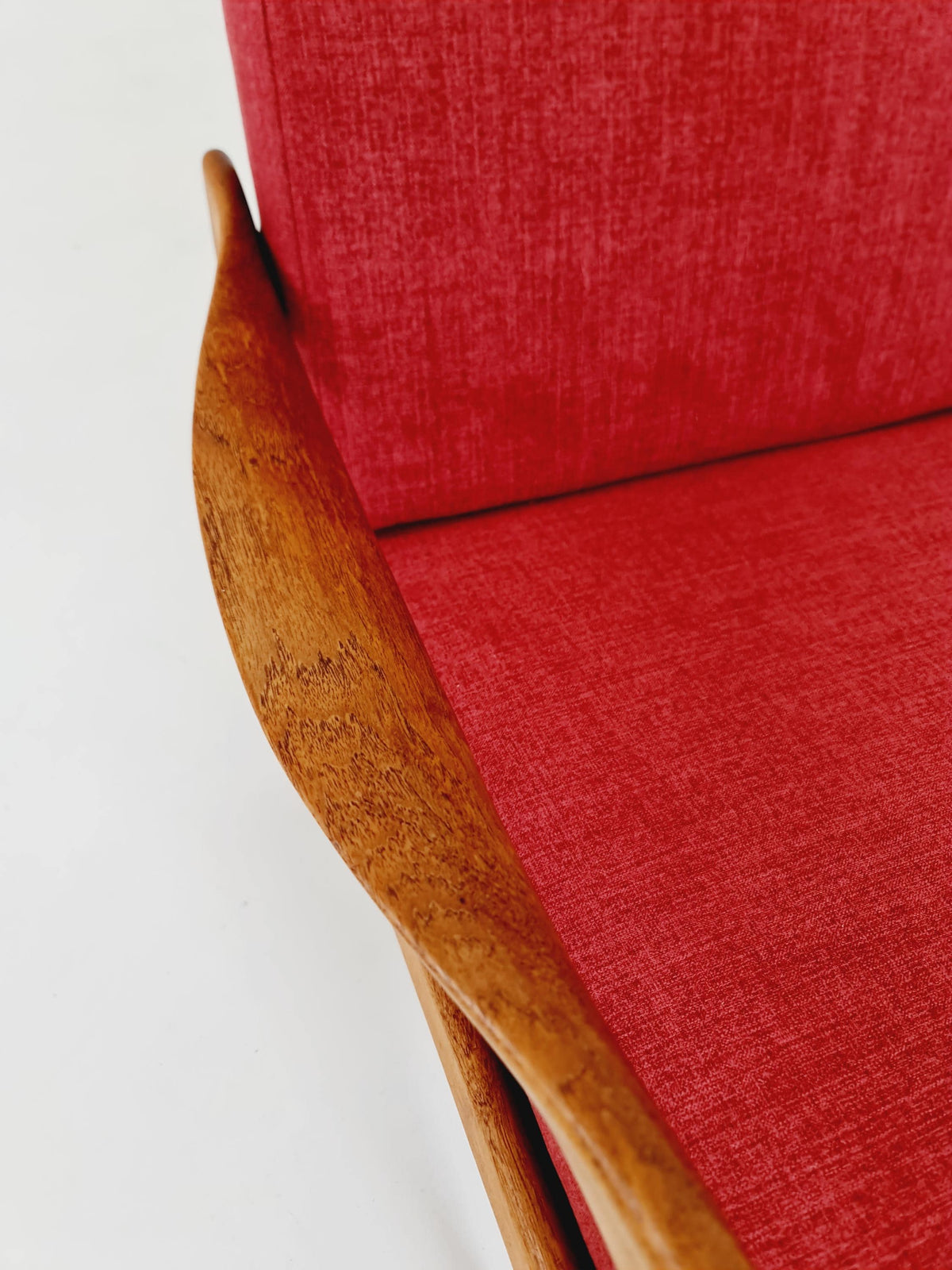 Mid century easy lounge chairs by Illum Wikkeslo Eilersen in solid teak, 1960s,