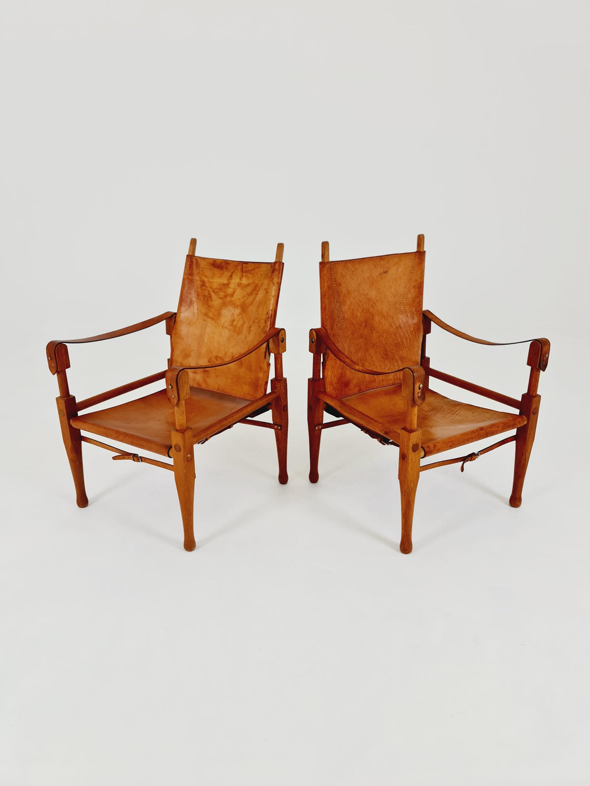 set of 2 Safari Chairs by Wilhelm Kienzle for Wohnbedarf, 1950s