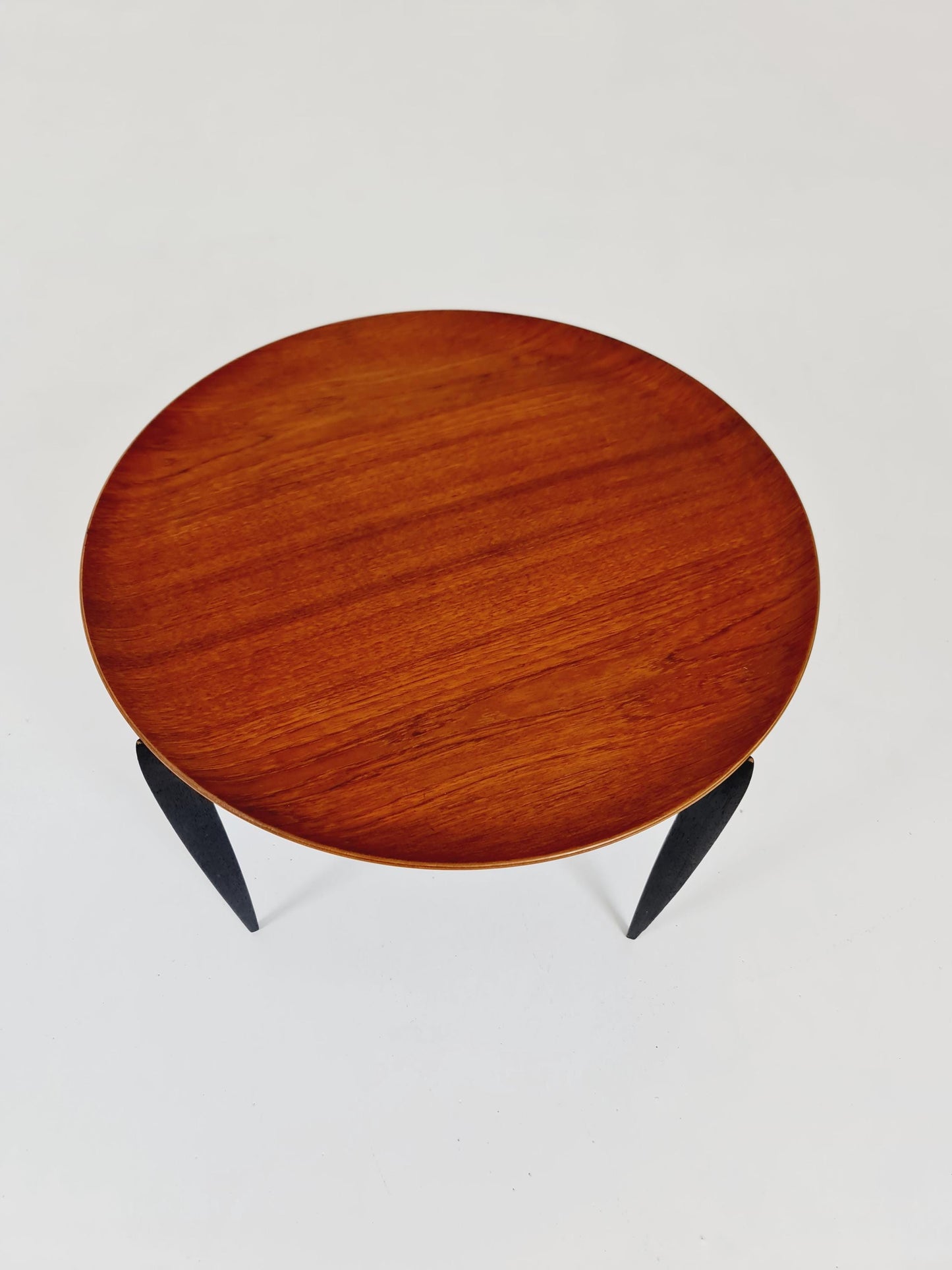 Teak Tray Table with Foldable Frame by Hans Engholm and Svend Åge Willumsen for Fritz Hansen, 1960s