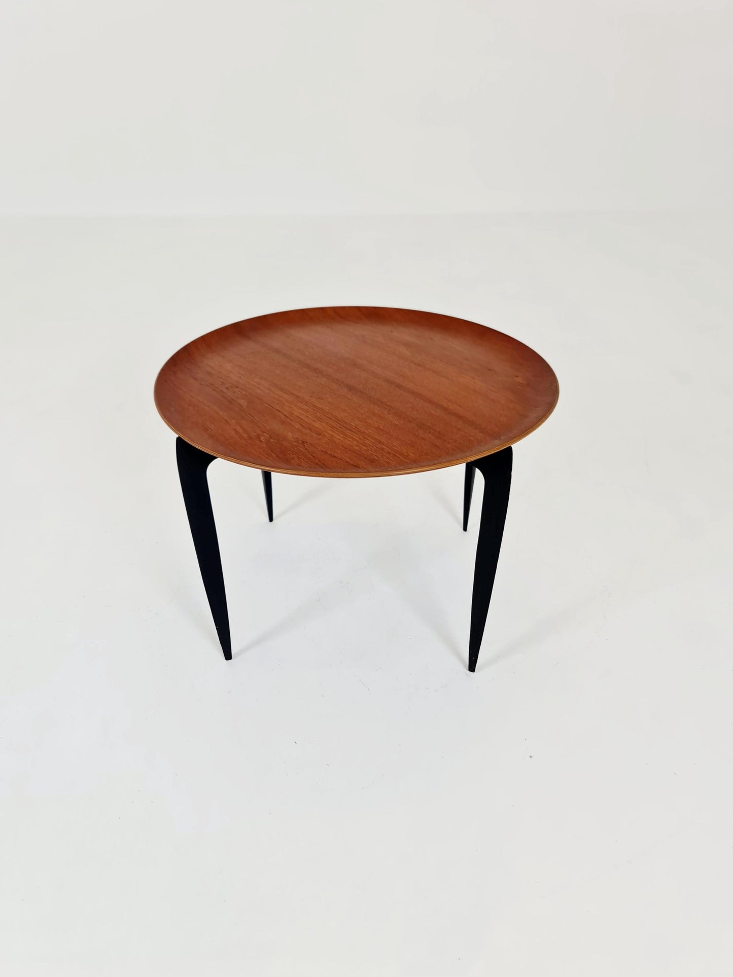 Teak Tray Table with Foldable Frame by Hans Engholm and Svend Åge Willumsen for Fritz Hansen, 1960s