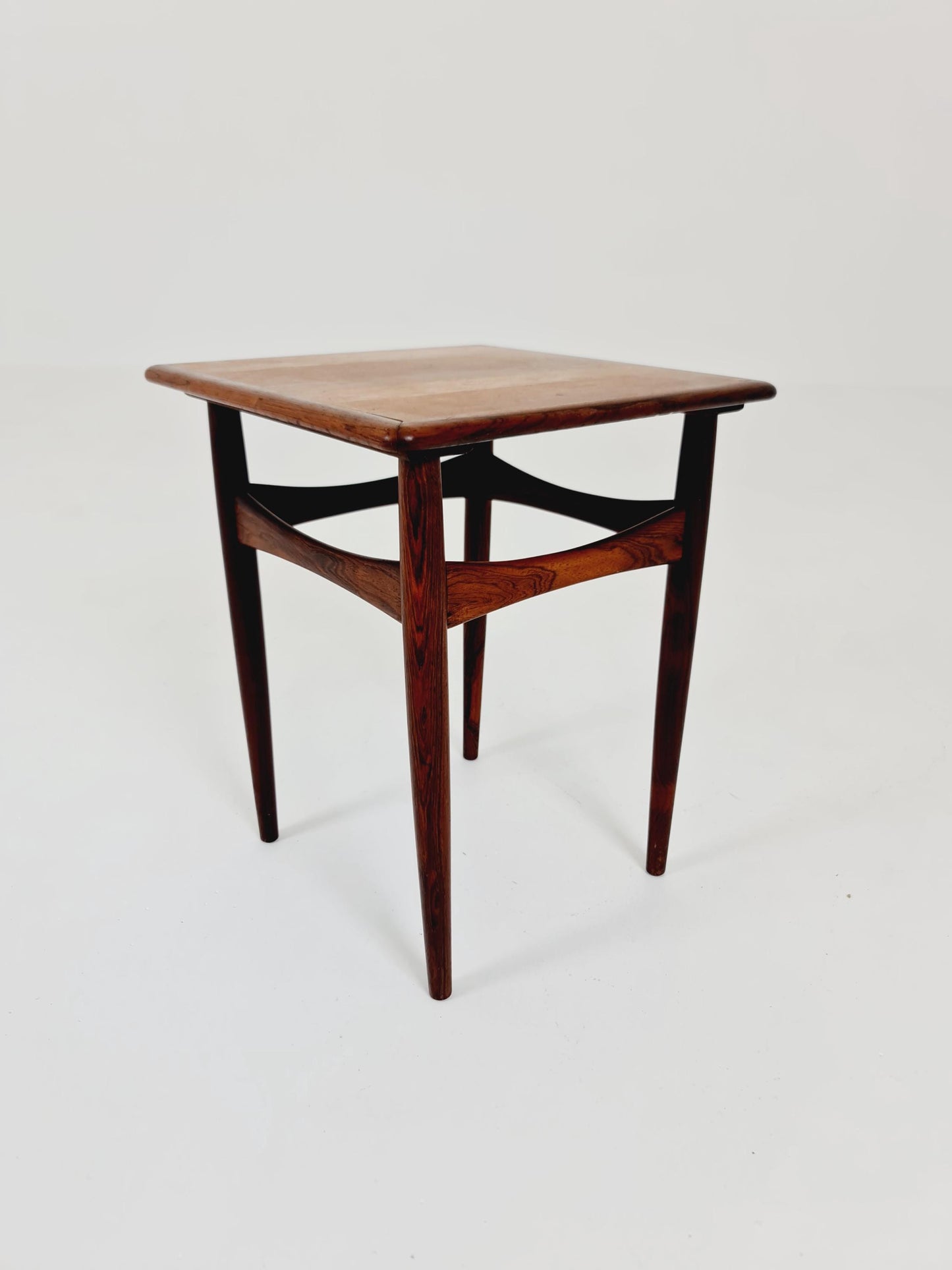 Small Danish Vintage Rosewood Side Table by Poul Hundevad , 1960s