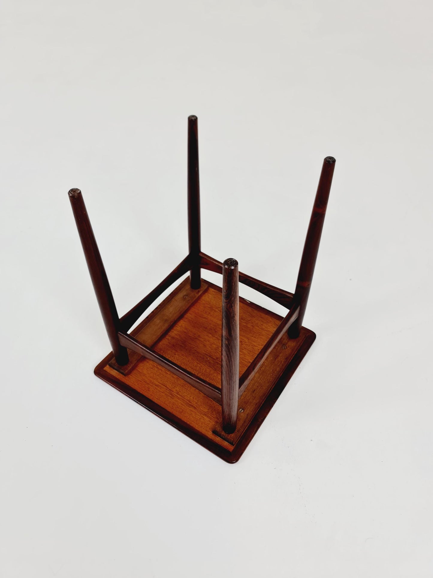Small Danish Vintage Rosewood Side Table by Poul Hundevad , 1960s