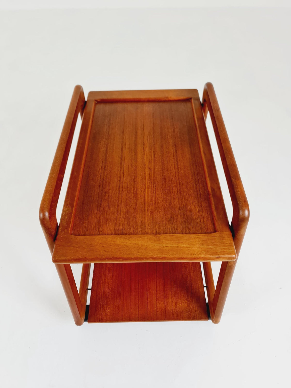 Big Vintage mid century danish trolley in solid teak/ bar cart By SIKA Mobler , 1960s