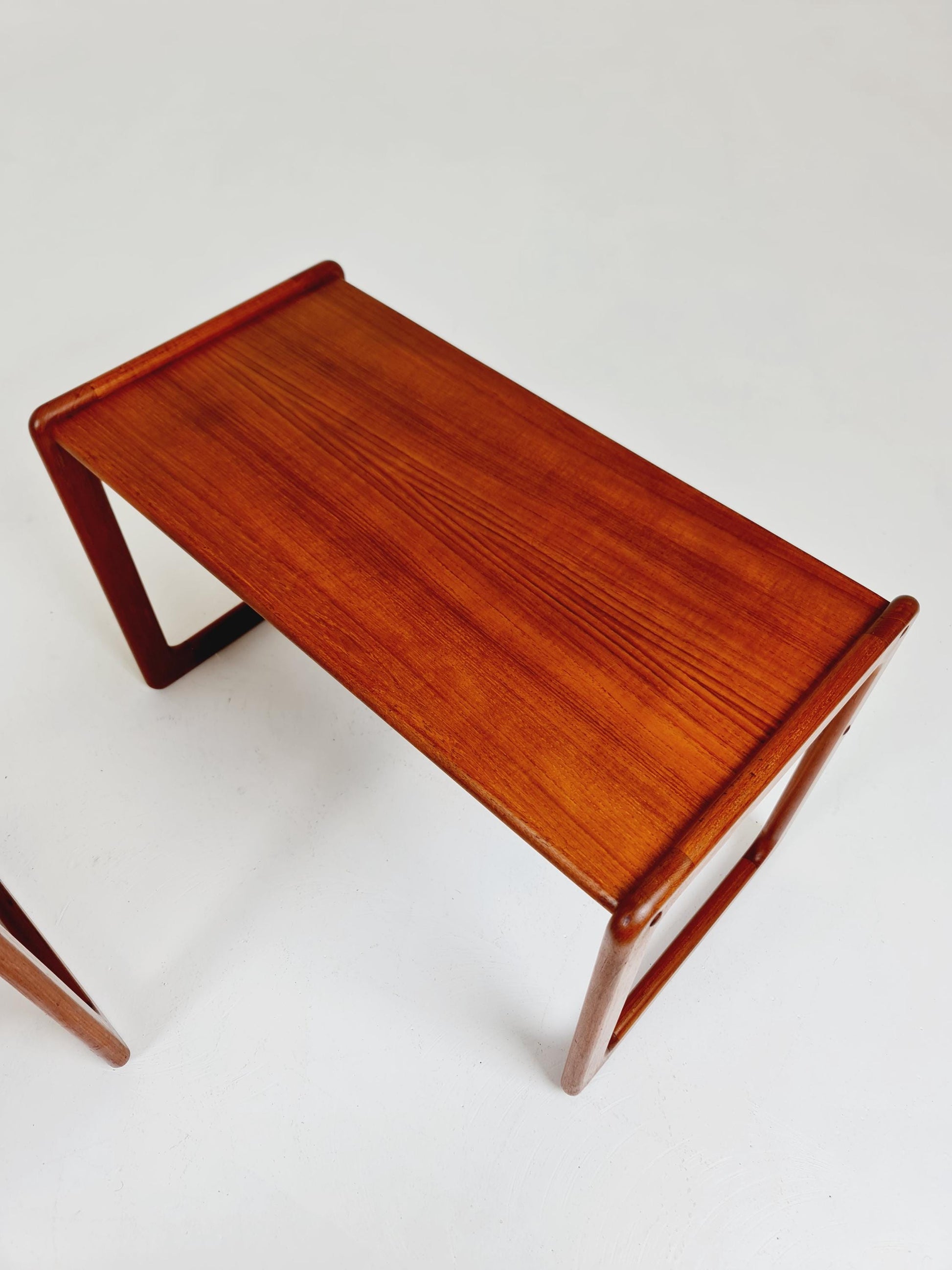 Midcentury danish Solid teak nesting tables/ side tables by Salin Möbler, 1960s