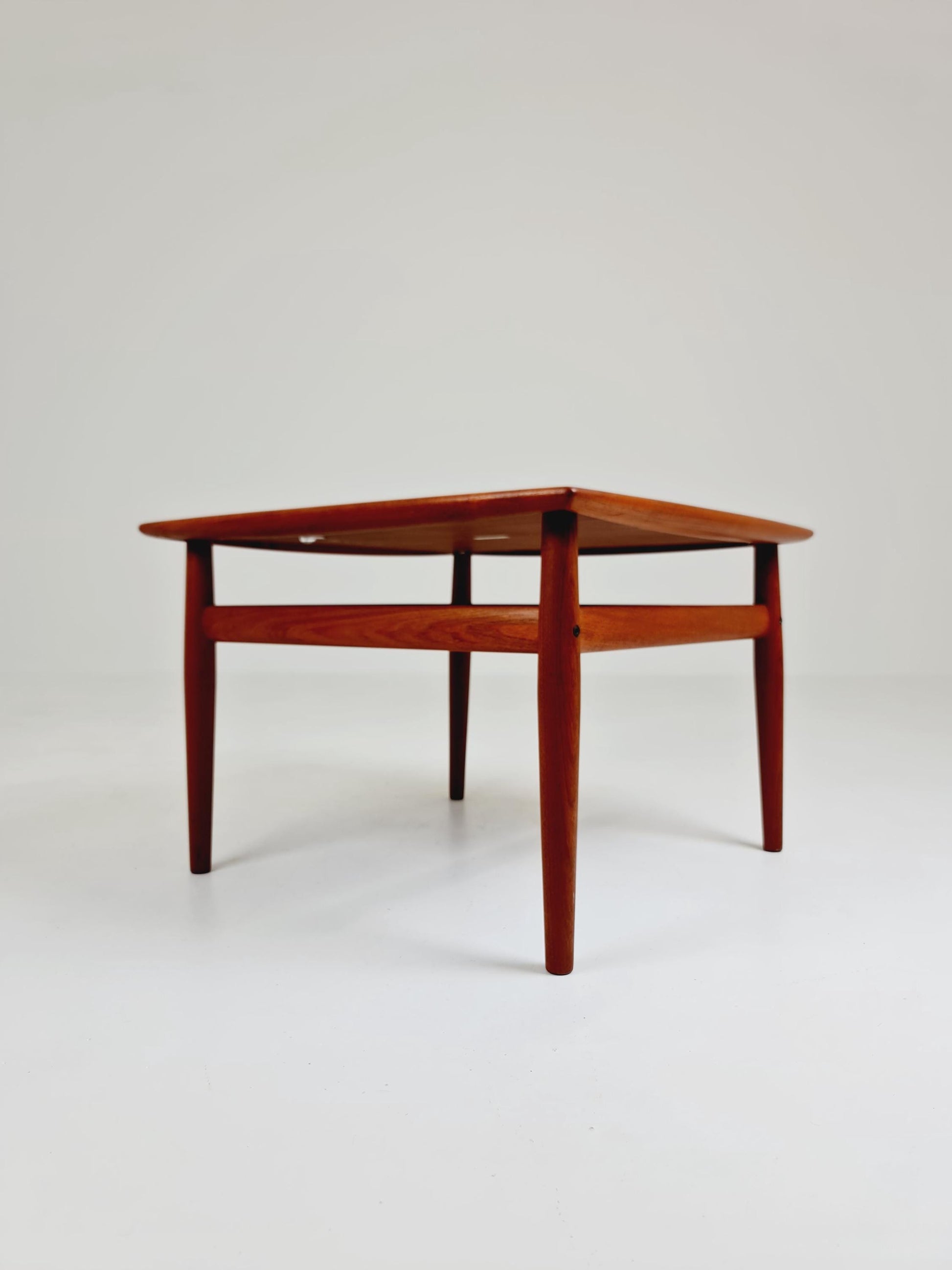 Danish square Teak Coffee Table by Grete Jalk for Glostrup Møbelfabrik, 1960s