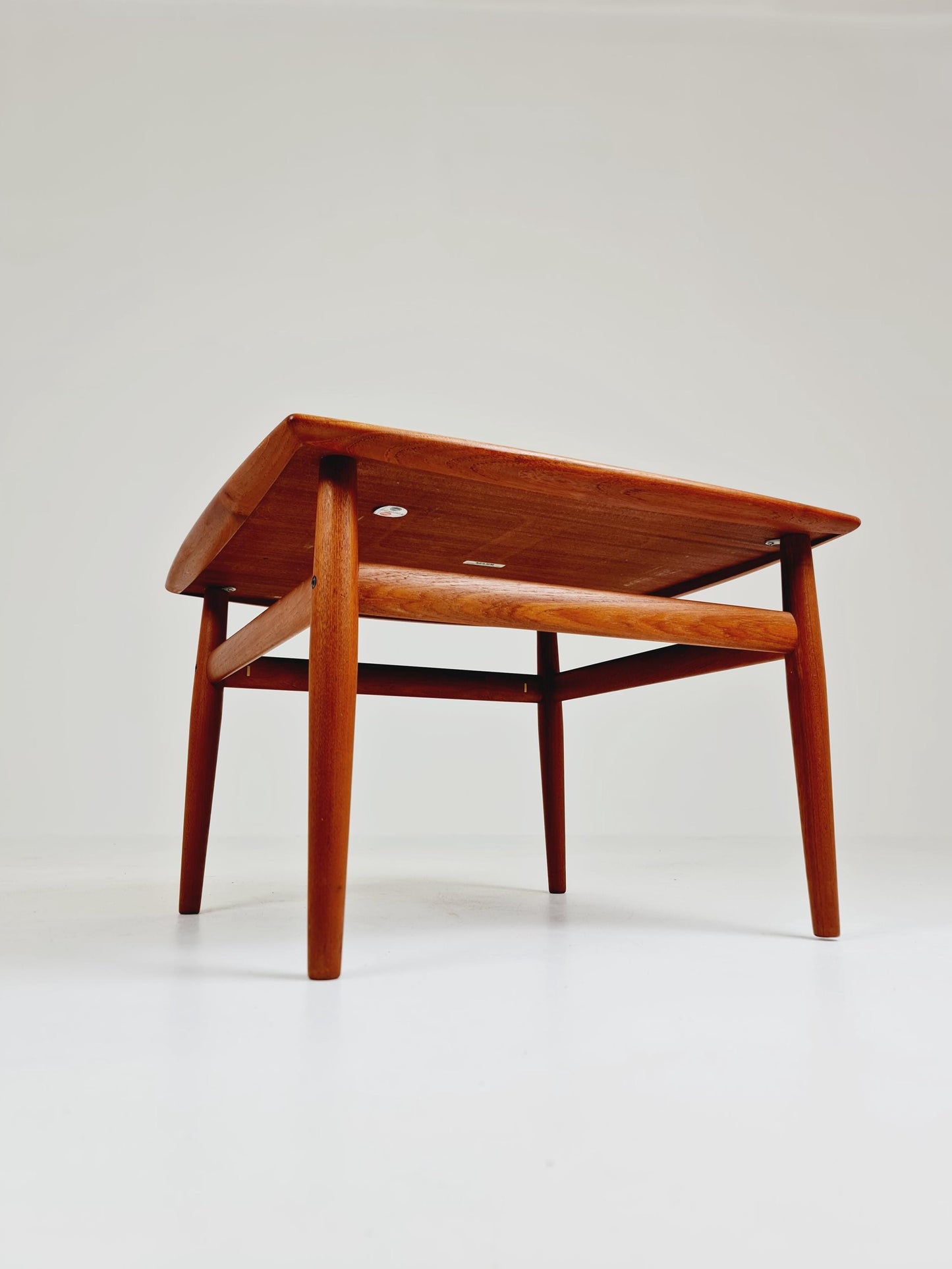 Danish square Teak Coffee Table by Grete Jalk for Glostrup Møbelfabrik, 1960s