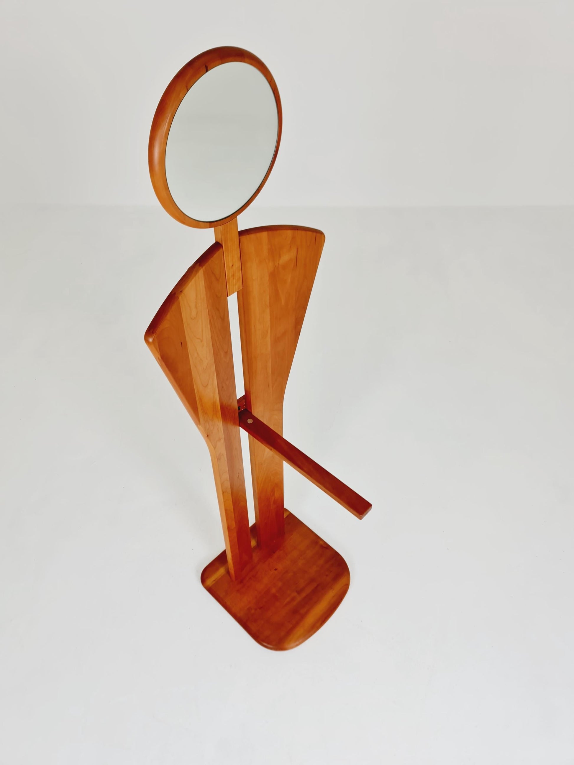 Danish mid-century Modern Male Valet / Wardrobe mirror By Aksel Kjersgaard for odder , NR 27 , 1970s