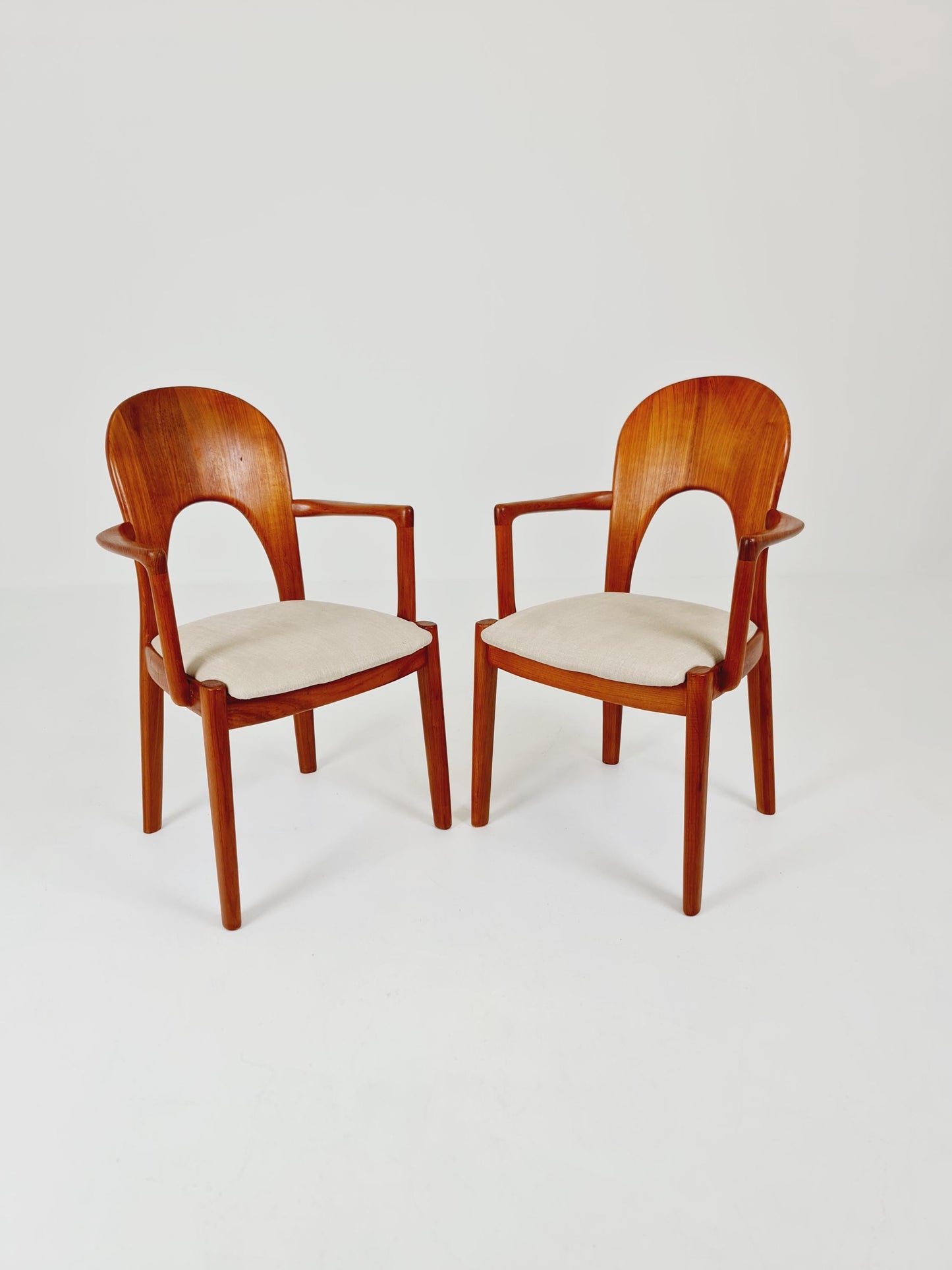 1 of 2 Mid Century Danish Teak Armchair by Niles Koefoed for Koefoeds Hornslet , 1960s