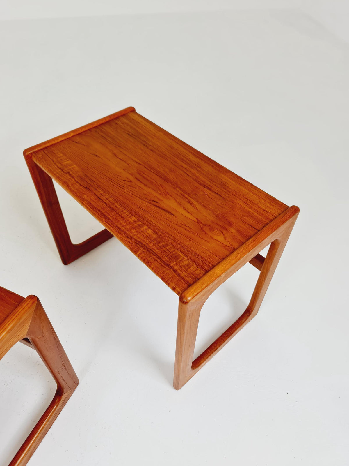 Midcentury Danish Solid teak Nesting Tables by Dyrlund , 1960s