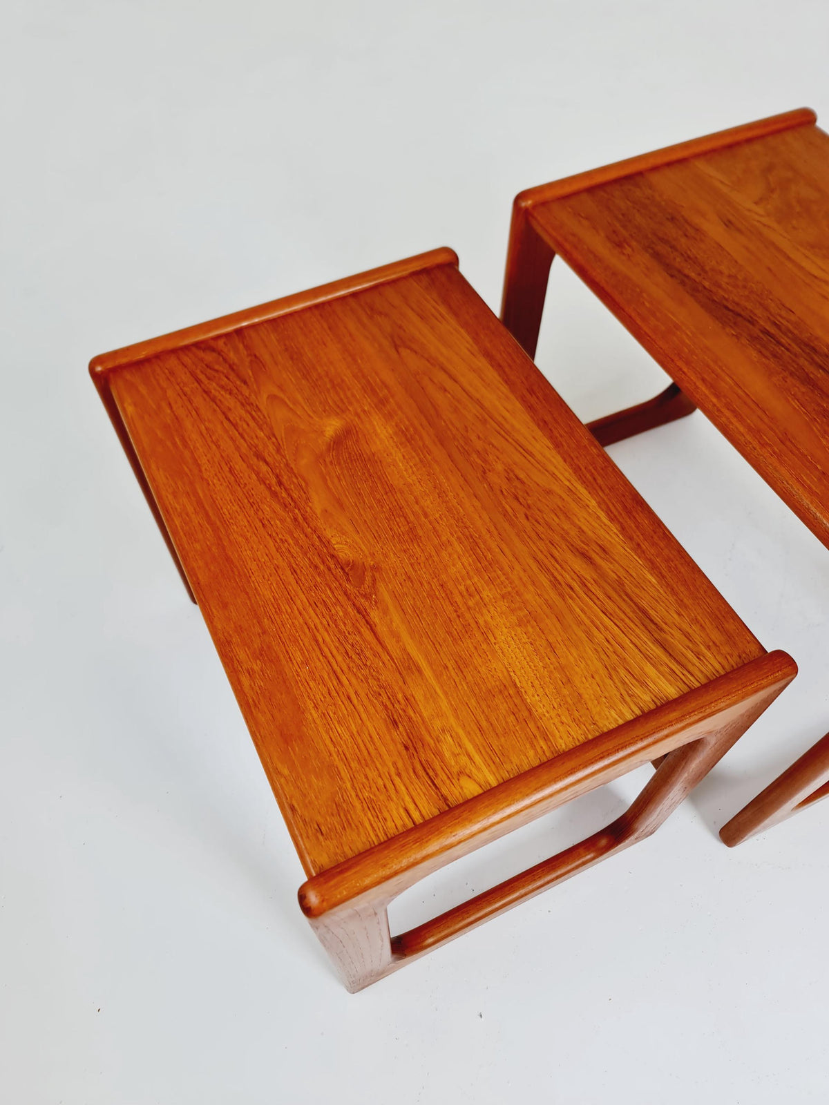 Midcentury Danish Solid teak Nesting Tables by Dyrlund , 1960s