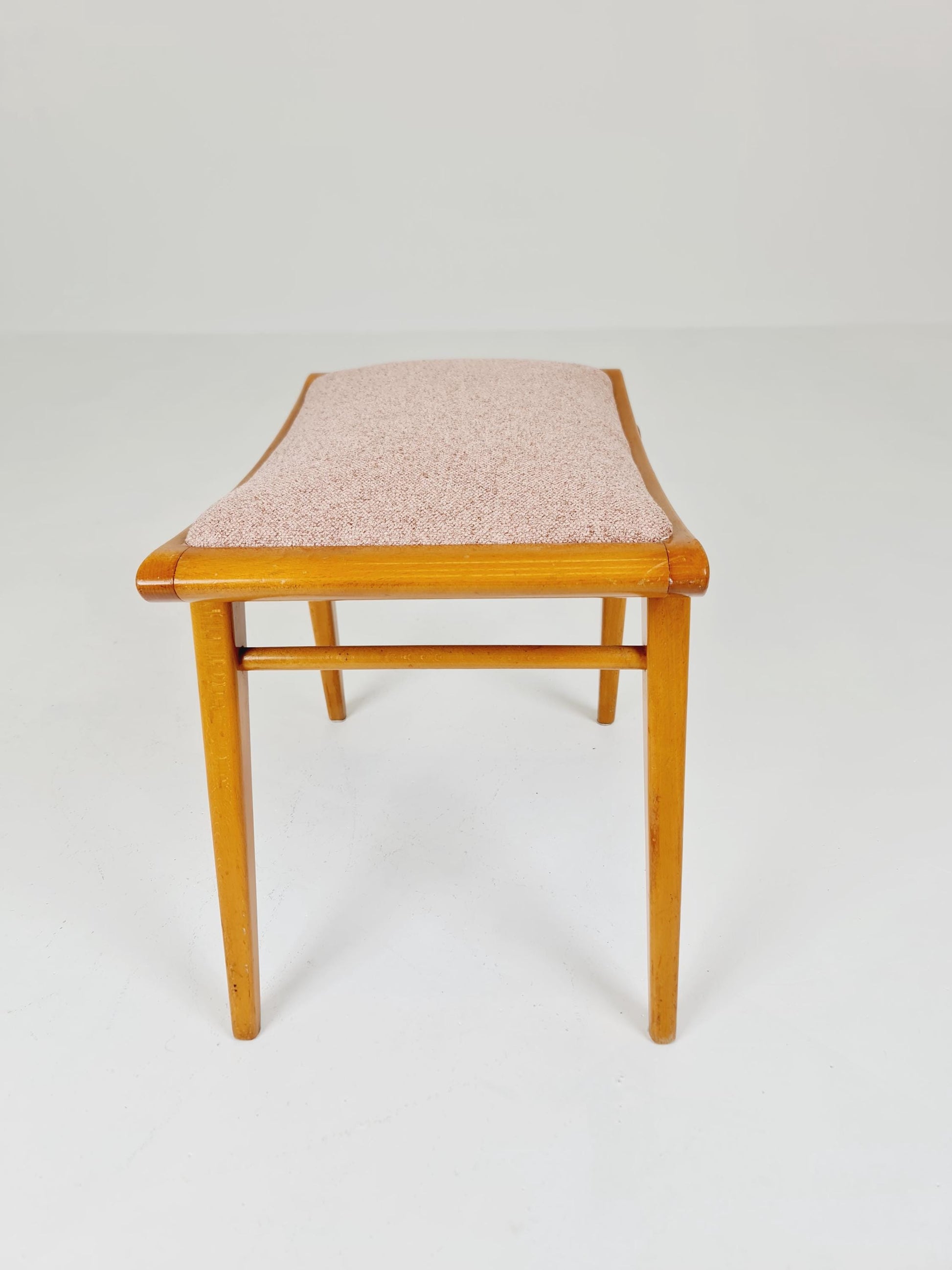 Mid century modern German ottoman/footstool make up stool from the 50s
