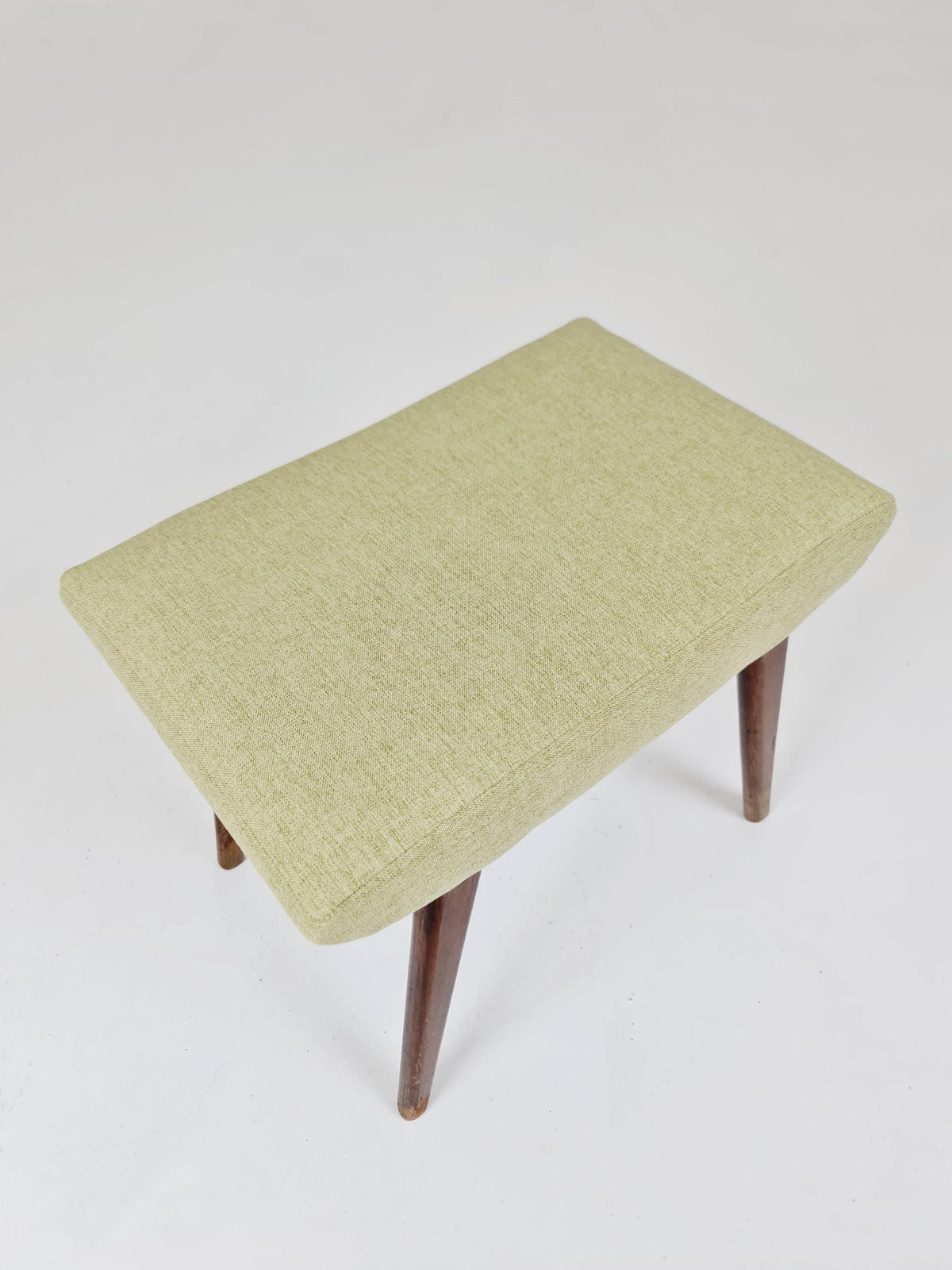 Mid century modern German ottoman/footstool make up stool from the 50s