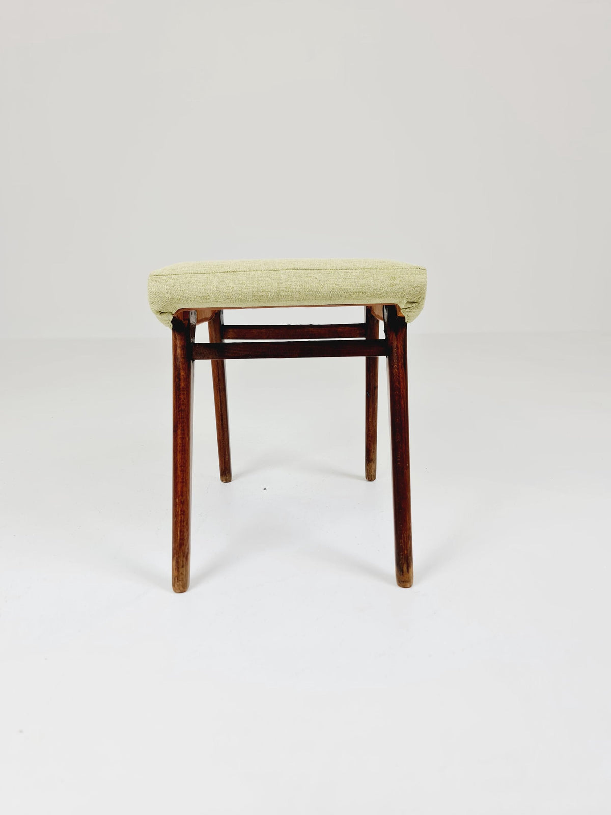 Mid century modern German ottoman/footstool make up stool from the 50s