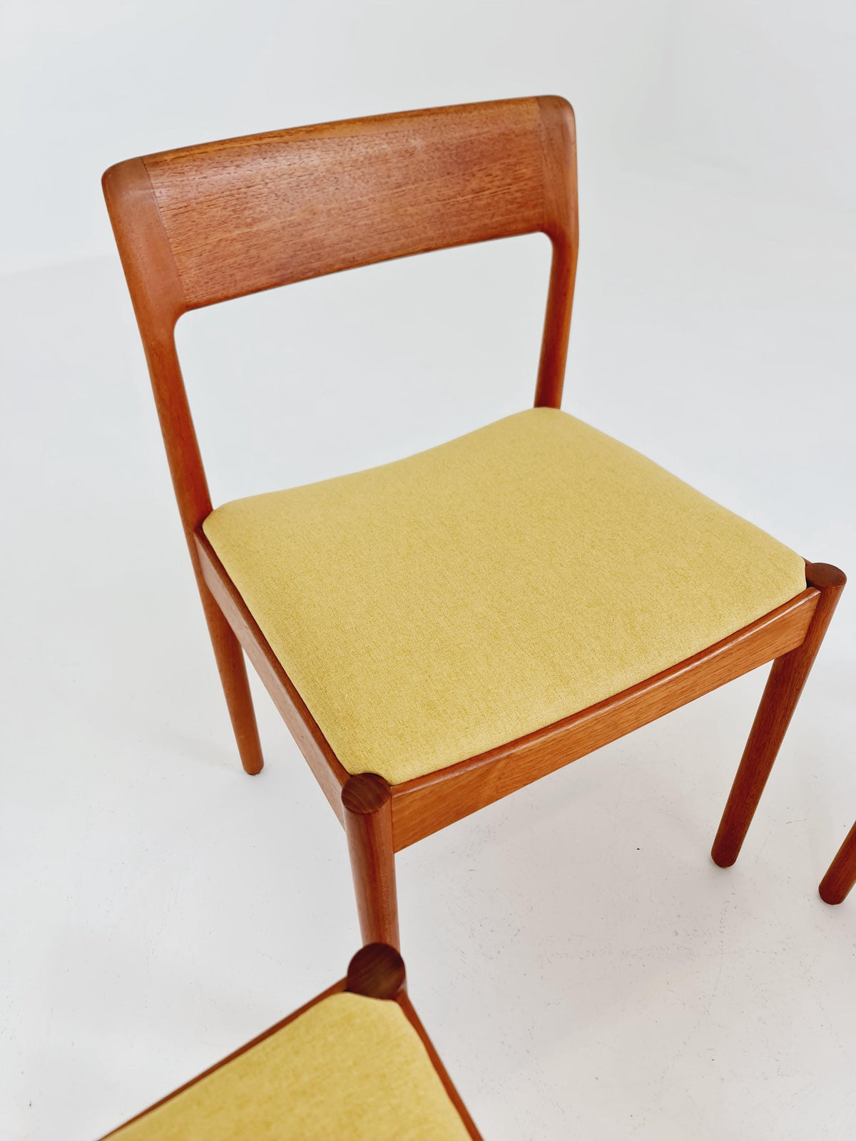 Danish teak dining chairs by Johannes Norgaard 1960s, set of 4