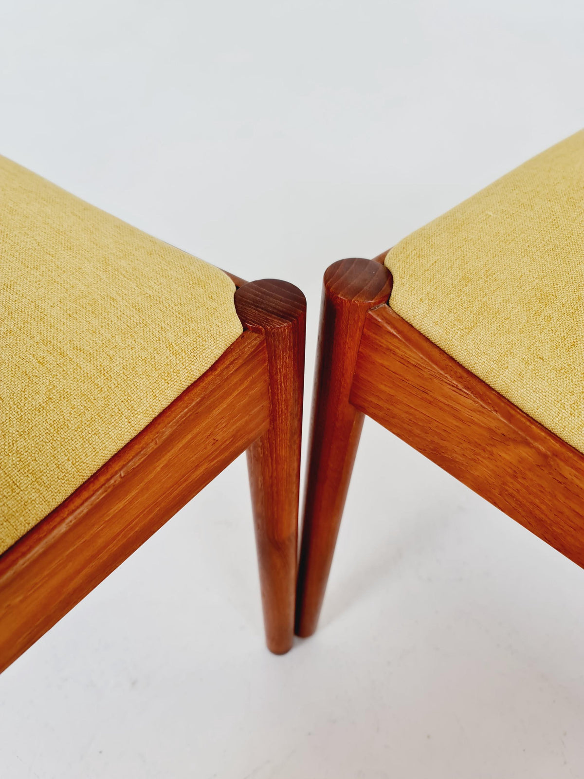 Danish teak dining chairs by Johannes Norgaard 1960s, set of 4