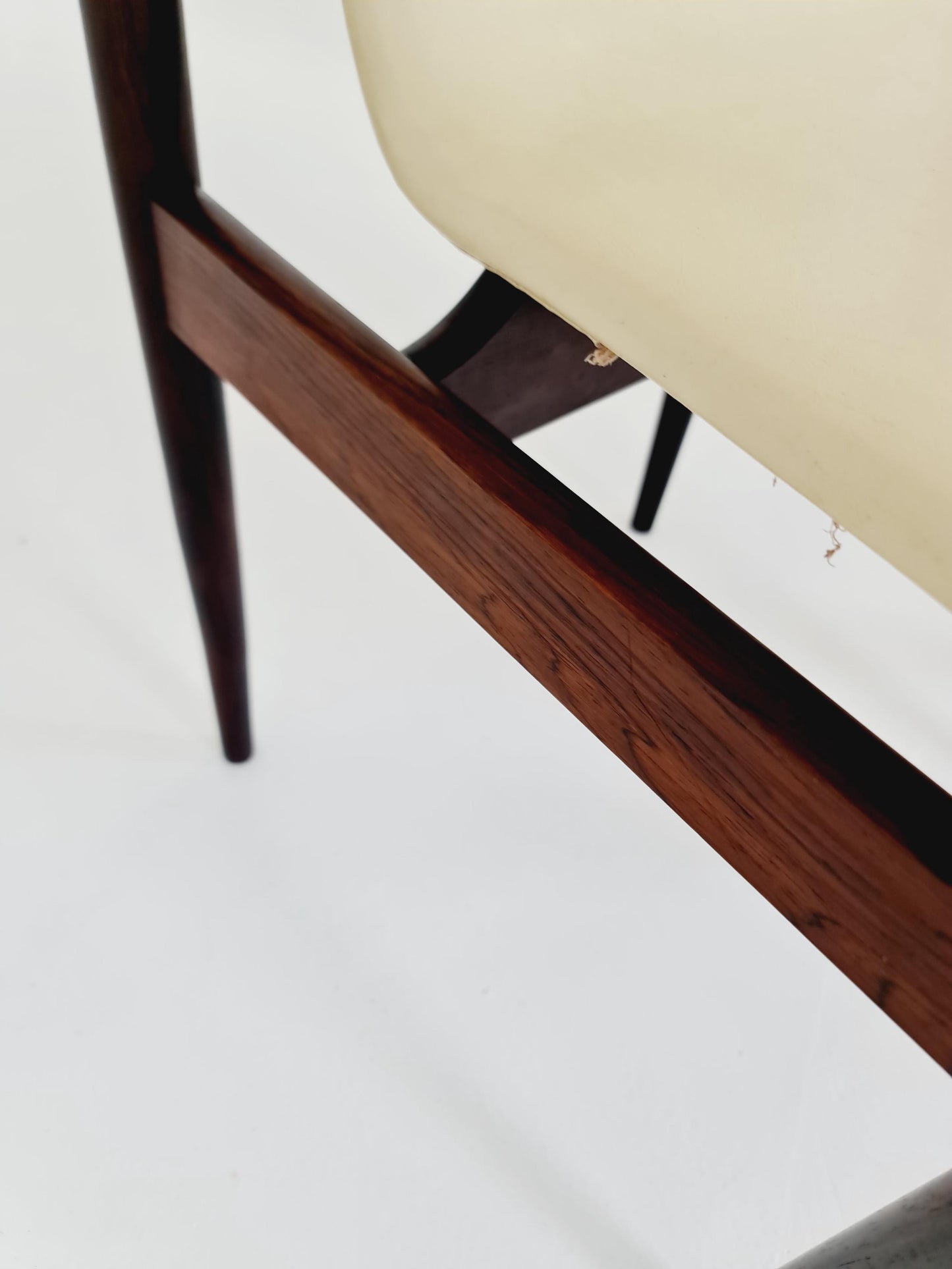 Vintage solid Rosewood dining chairs By Inger Klingenberg for Fristho Holland , 1960s, Set of 4