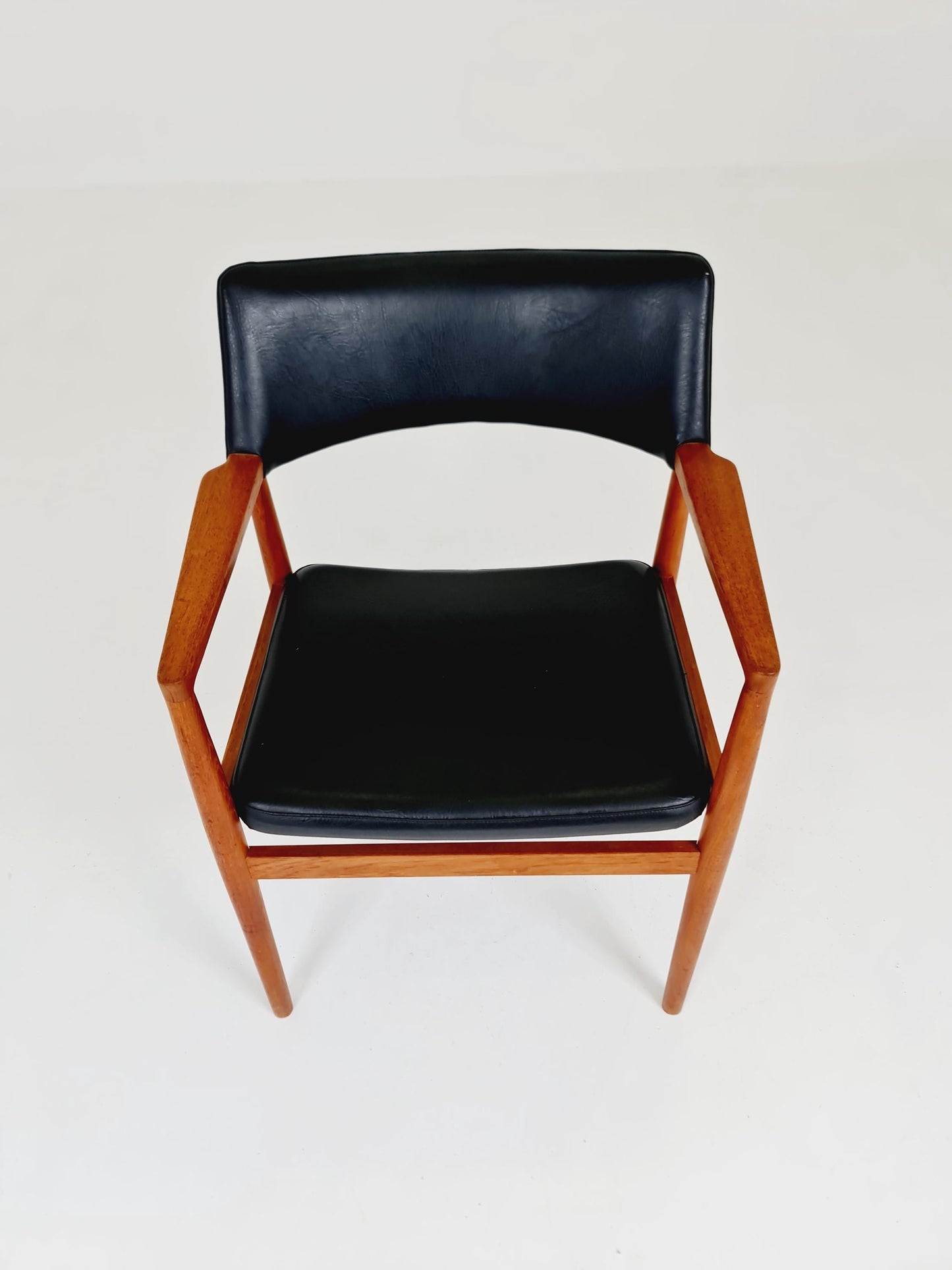 Danish Rare Teak Armchair By Erik Kirkegaard model 43 Desk Chair 1960s