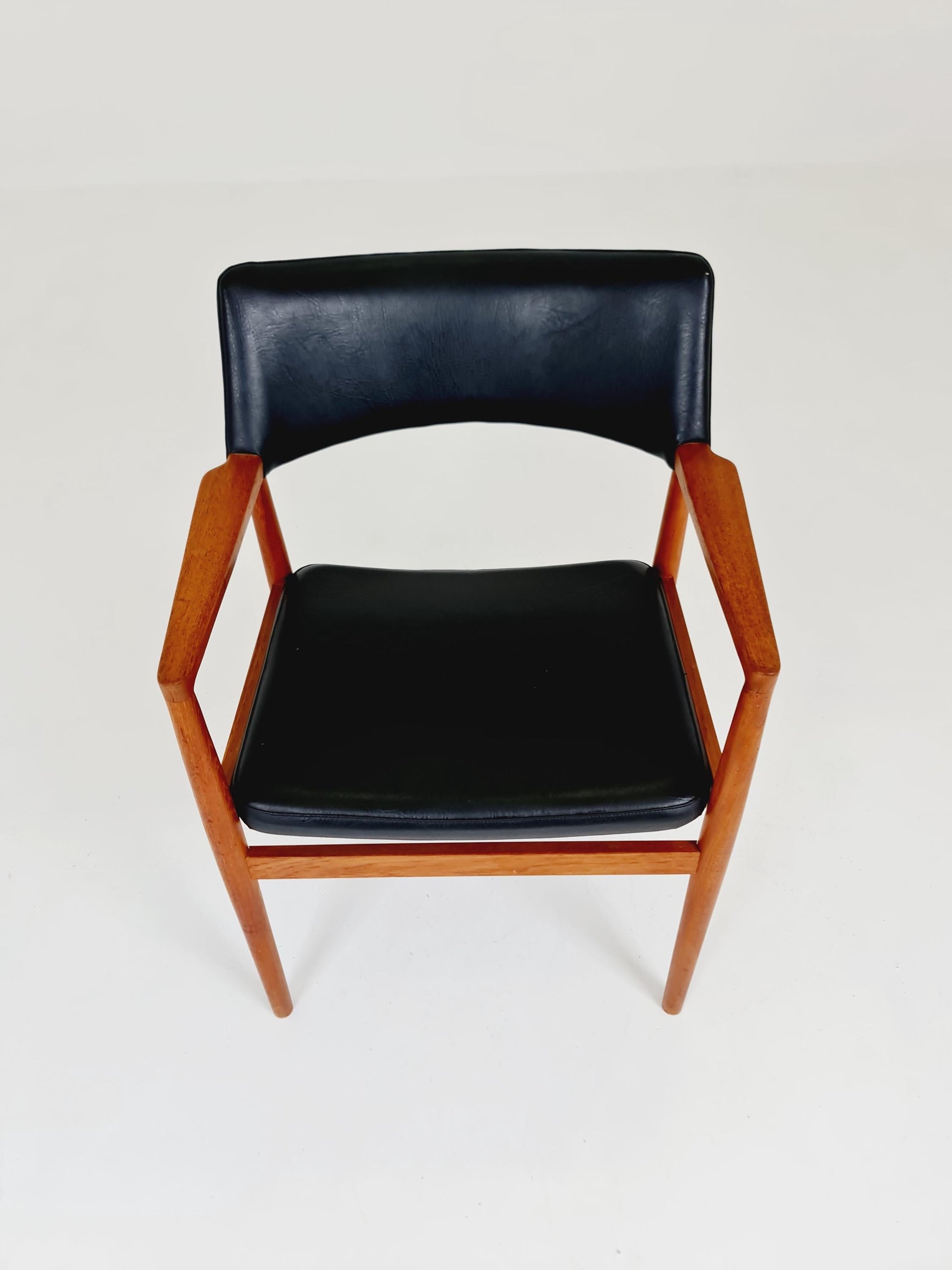 Danish Rare Teak Armchair By Erik Kirkegaard model 43 Desk Chair 1960s