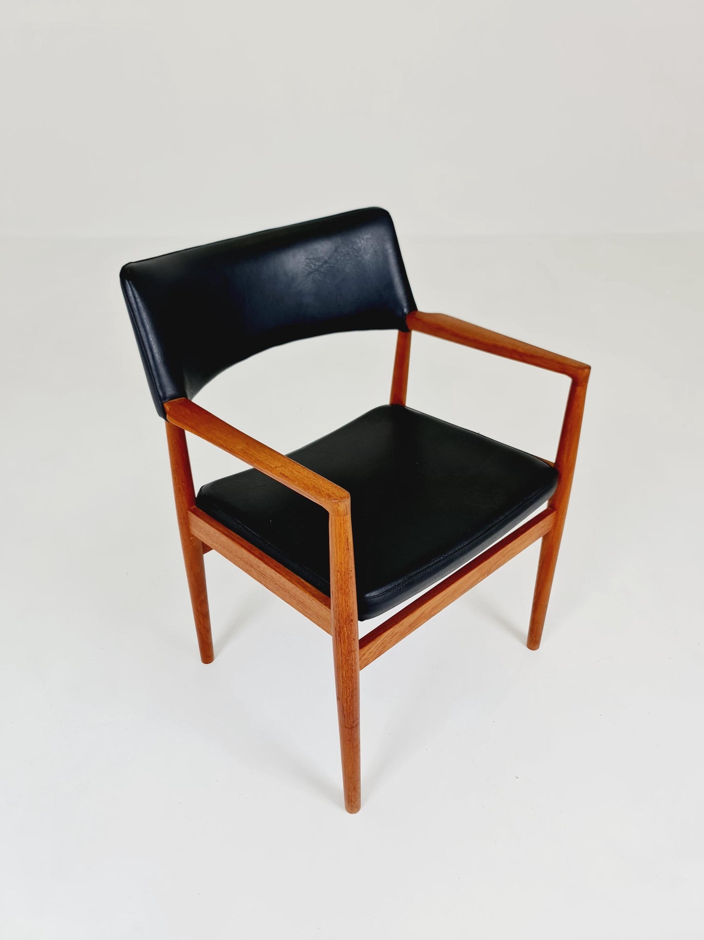 Danish Rare Teak Armchair By Erik Kirkegaard model 43 Desk Chair 1960s