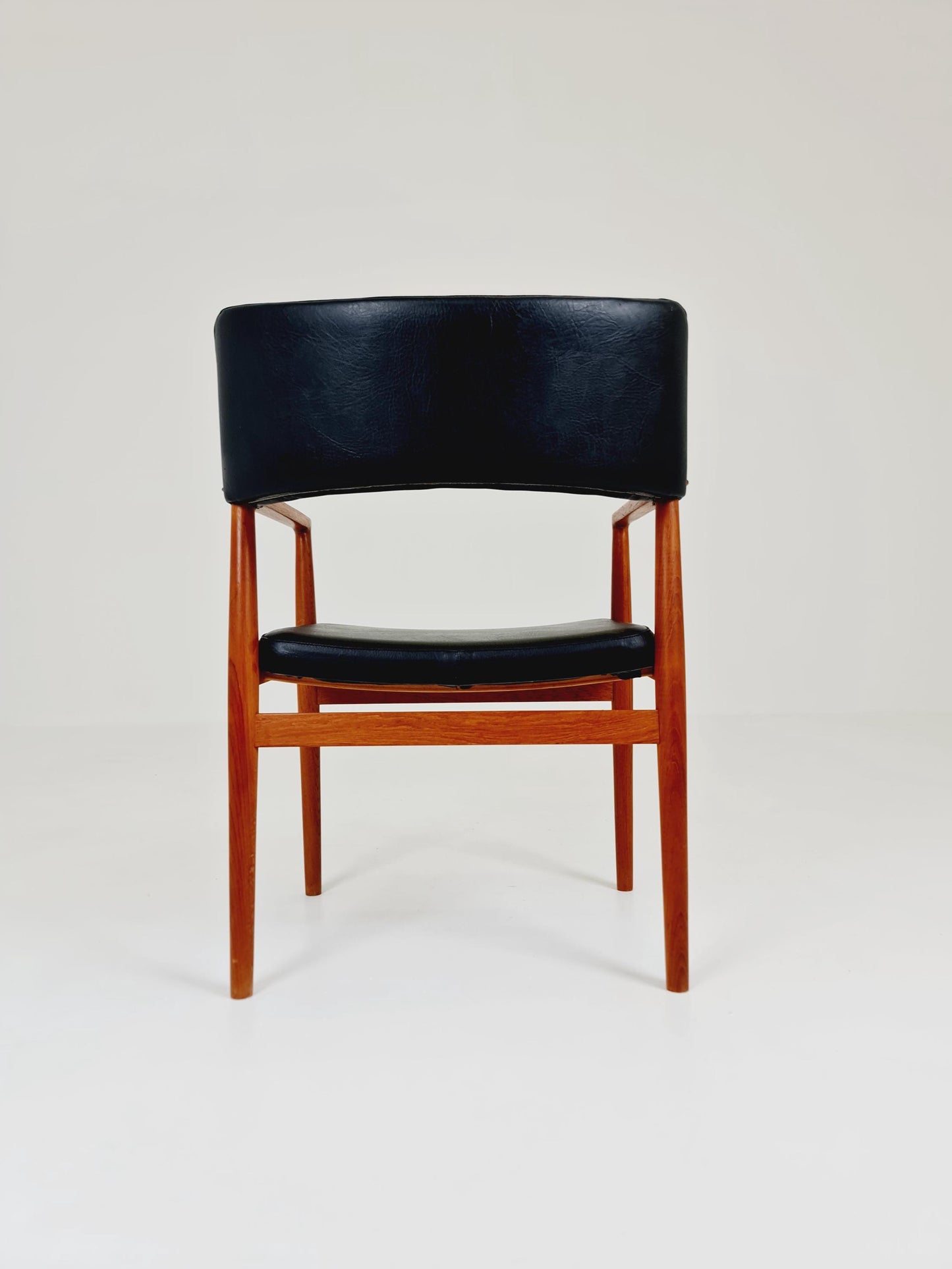 Danish Rare Teak Armchair By Erik Kirkegaard model 43 Desk Chair 1960s