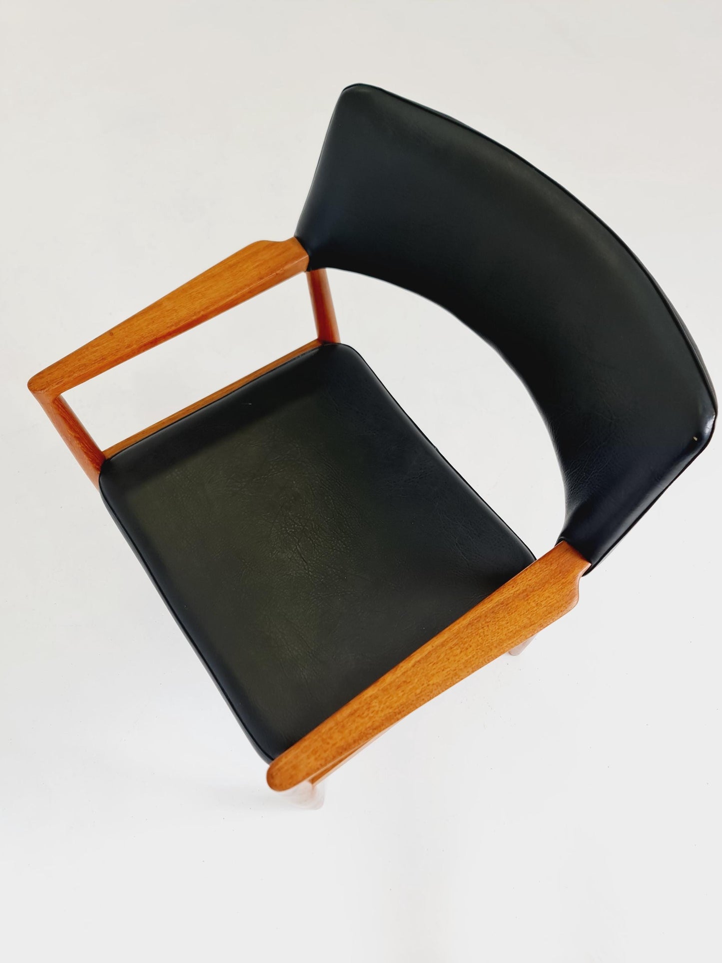 Danish Rare Teak Armchair By Erik Kirkegaard model 43 Desk Chair 1960s