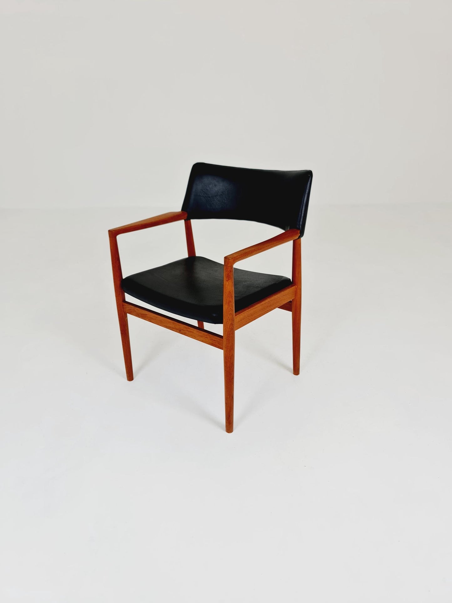 Danish Rare Teak Armchair By Erik Kirkegaard model 43 Desk Chair 1960s
