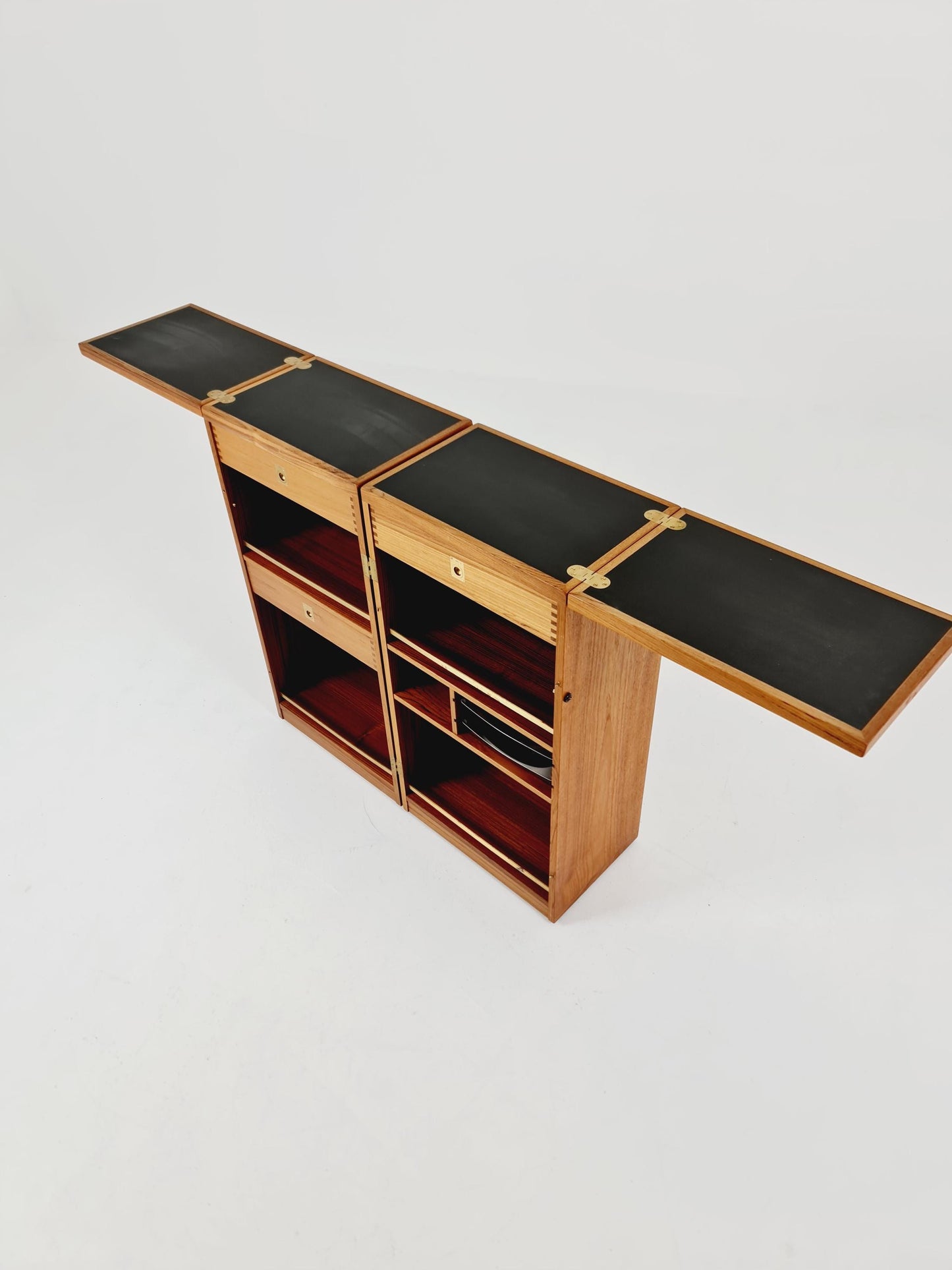 Super rare Danish mid century bar cart trolley By Reno Wahl Iversen for Dyrlund in Teak , 1960s