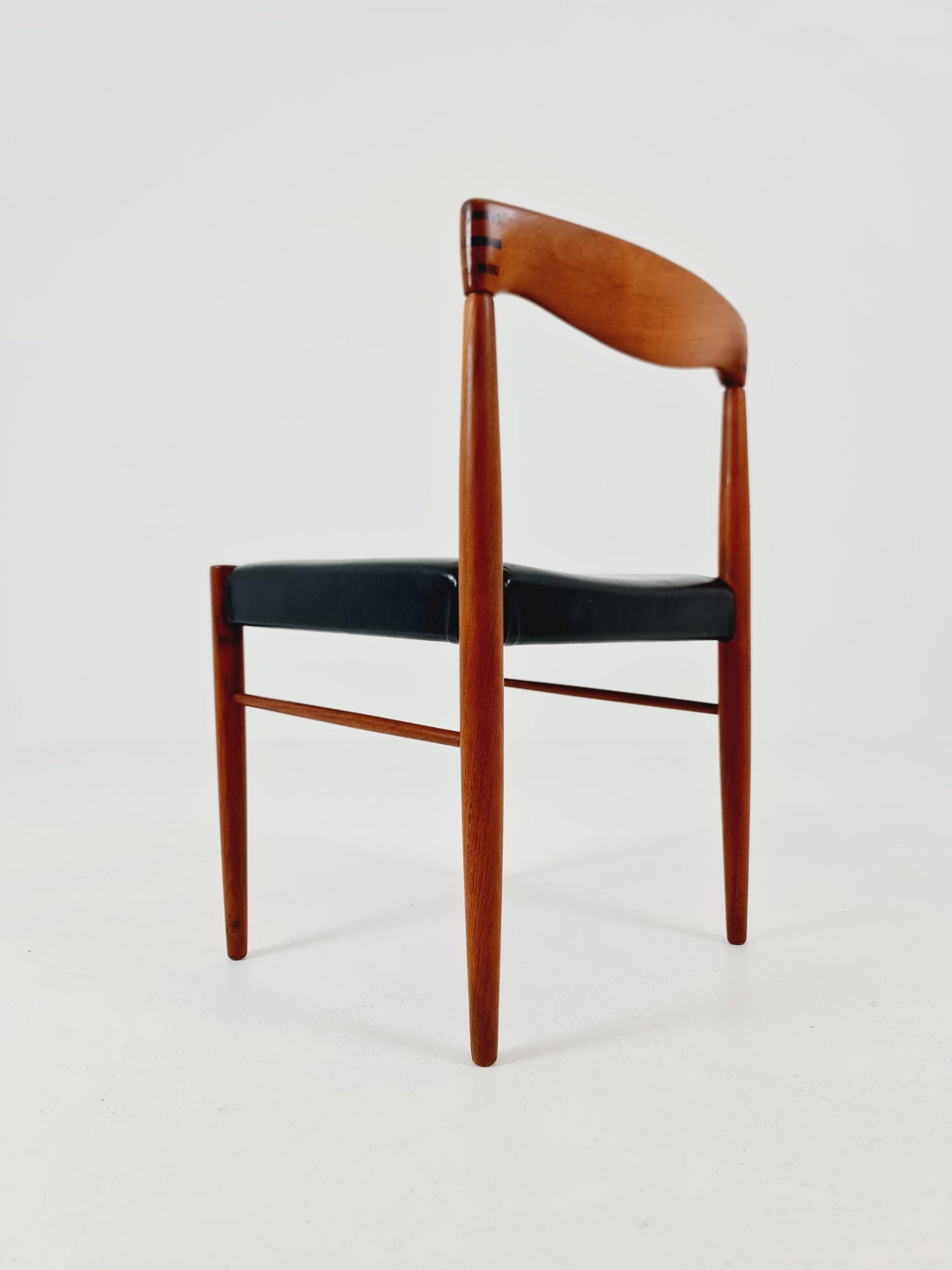Danish teak dining chair by H. W. Klein for Bramin, 1960s,