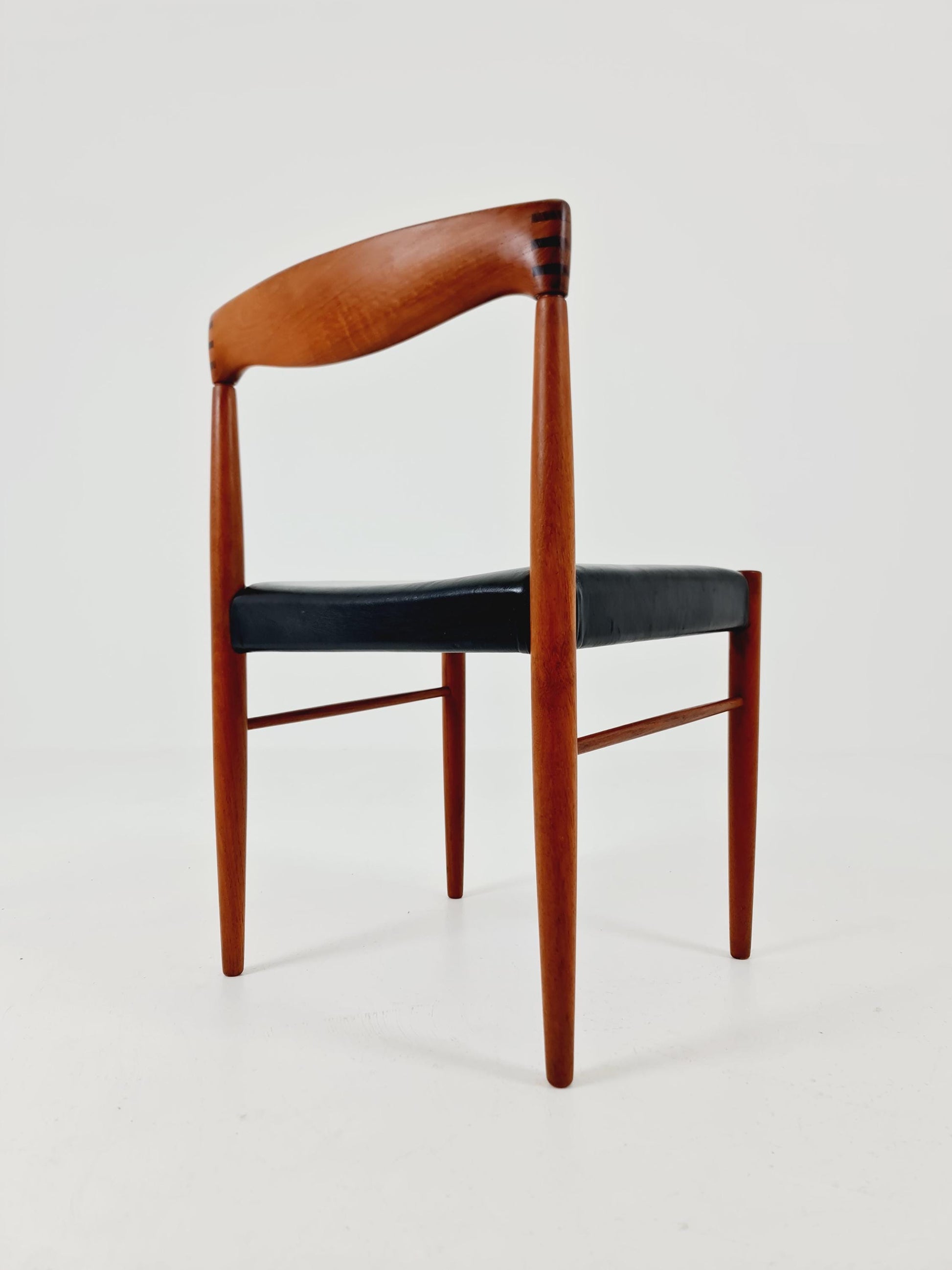 Danish teak dining chair by H. W. Klein for Bramin, 1960s,