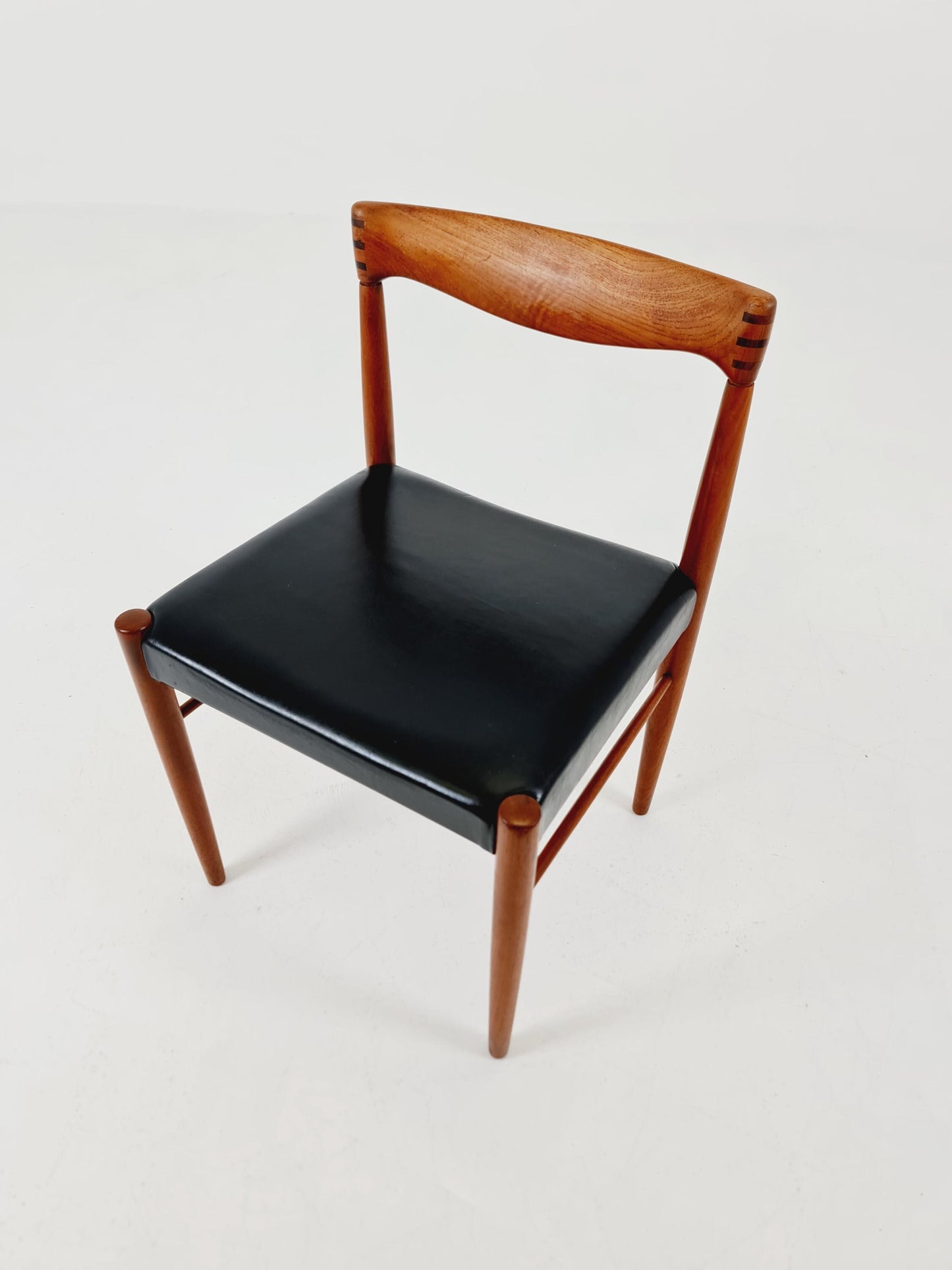 Danish teak dining chair by H. W. Klein for Bramin, 1960s,