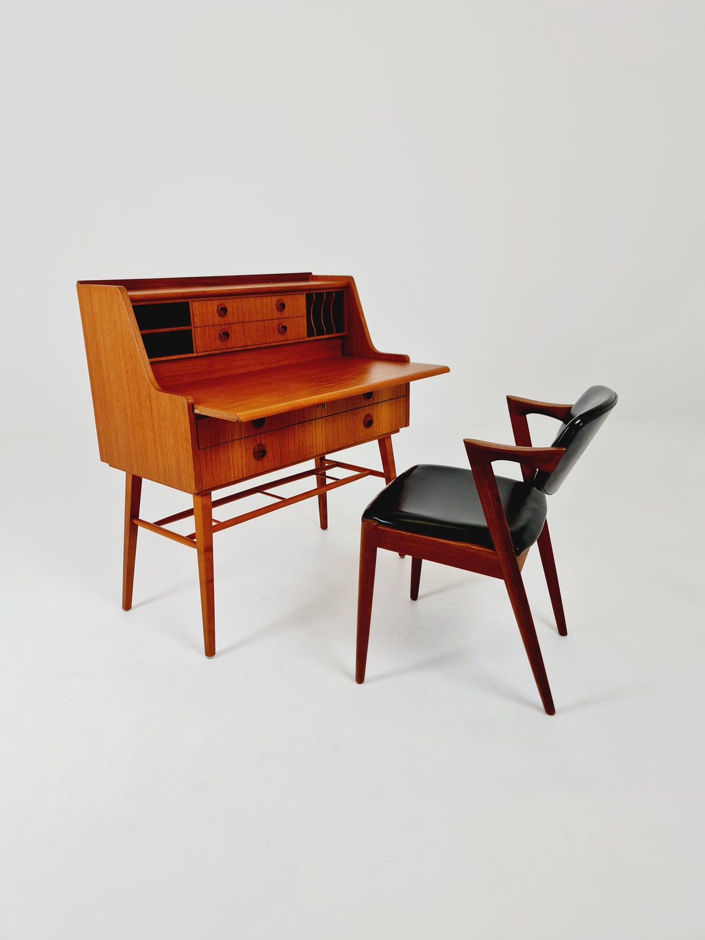 Swedish Midcentury secretary desk by AB Bröderna Gustafssons 1960s